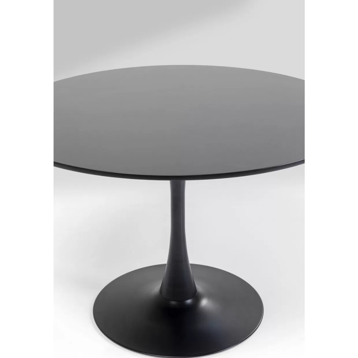 KARE Design - Tavolo Moderno Schickeria, Nero Elegante con Base Modello O110 per Soggiorni Ricercati