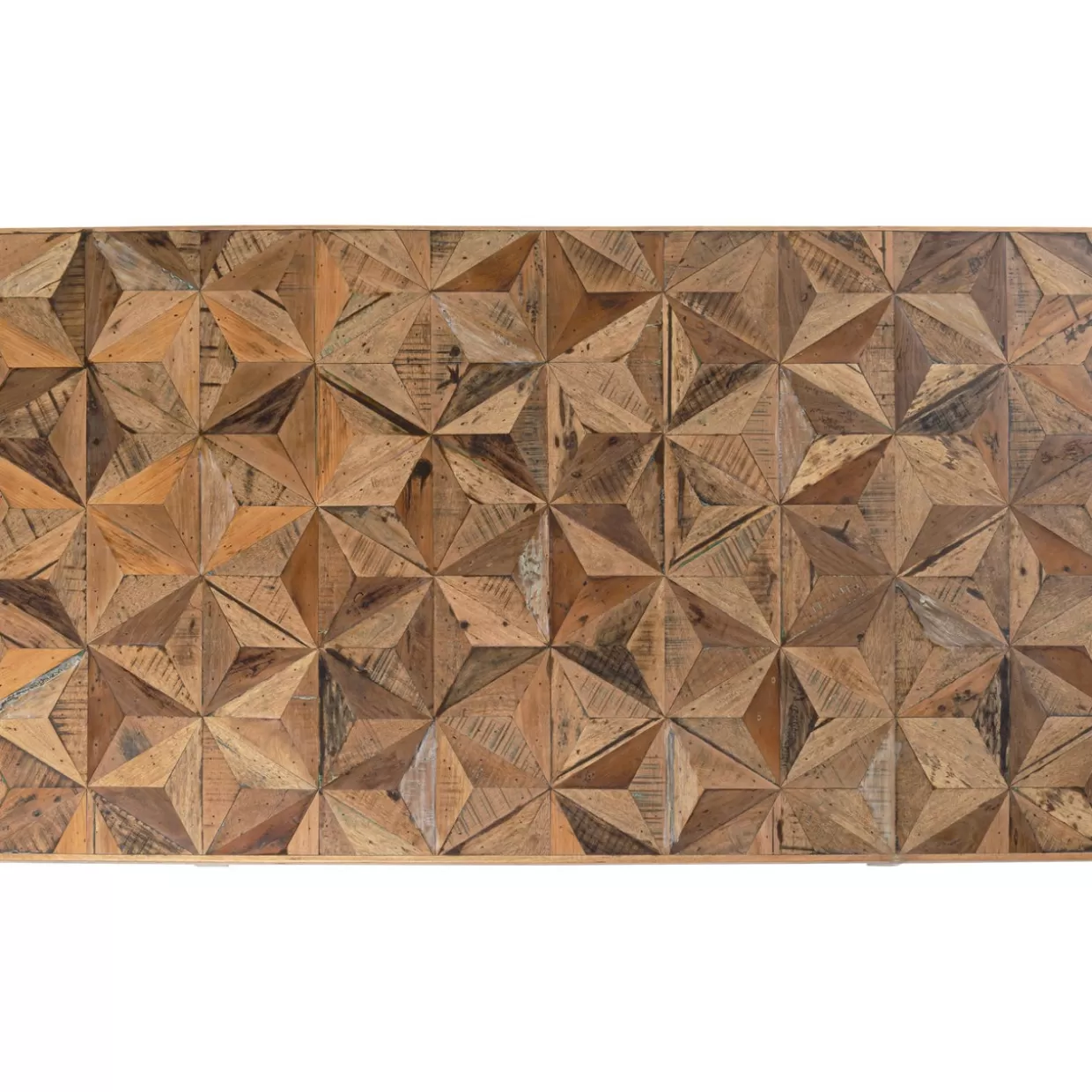 Tavolo design industriale KARE Stars - Struttura in acciaio grezzo 180x90 cm per interni moderni