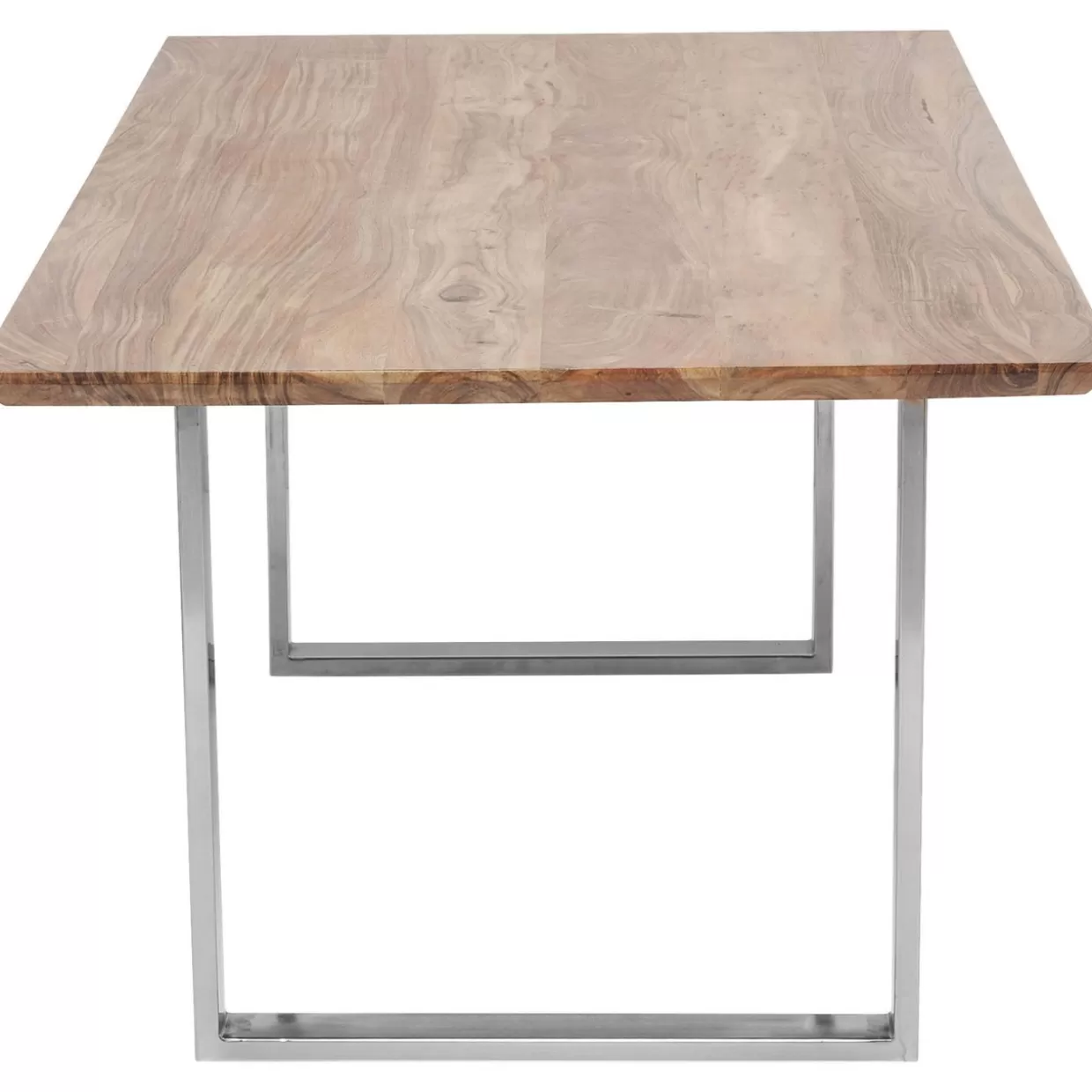 KARE Design - Tavolo Sinfonia Cromata 180x90 cm, design contemporaneo con eleganza industriale per arredi moderni
