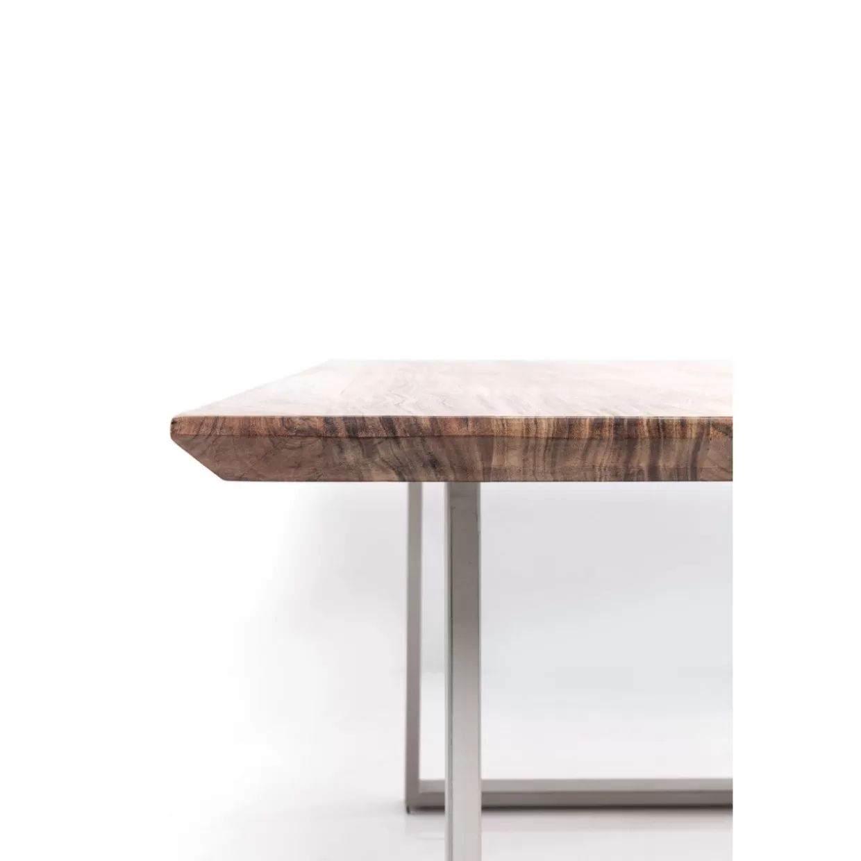 KARE Design - Tavolo Sinfonia Cromata 180x90 cm, design contemporaneo con eleganza industriale per arredi moderni