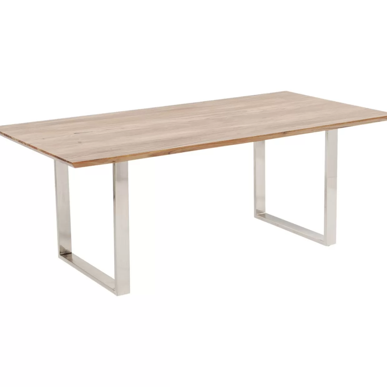 KARE Design - Tavolo Sinfonia Cromata 180x90 cm, design contemporaneo con eleganza industriale per arredi moderni