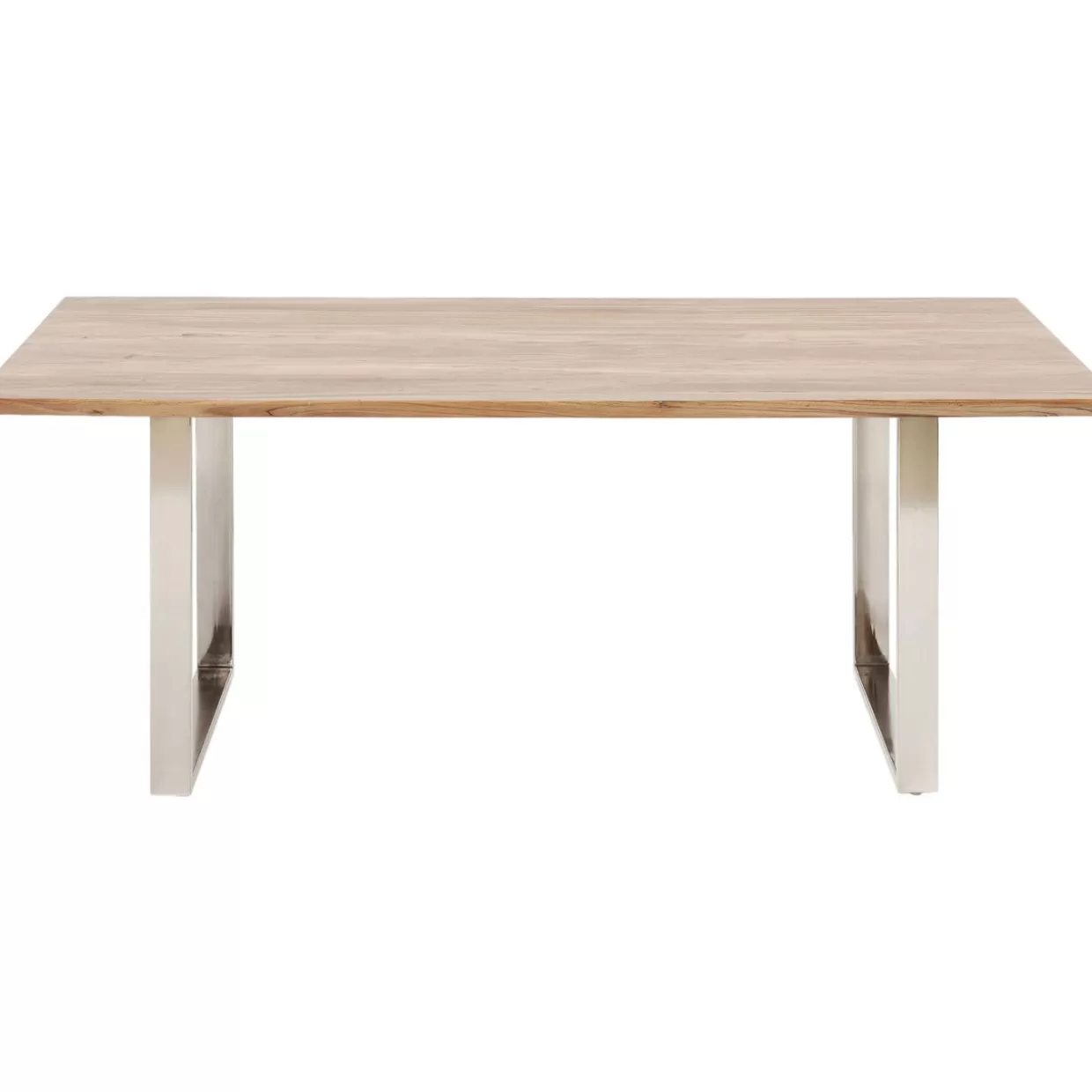 KARE Design - Tavolo Sinfonia Cromata 180x90 cm, design contemporaneo con eleganza industriale per arredi moderni