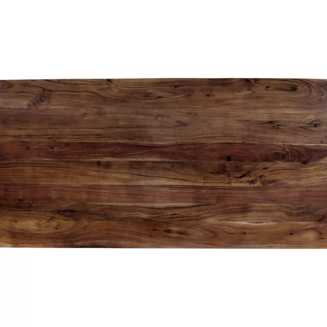 Tavolo design KARE Symphony - Finitura cromo scuro elegante, misura 200x100 cm - Ideale per interni moderni