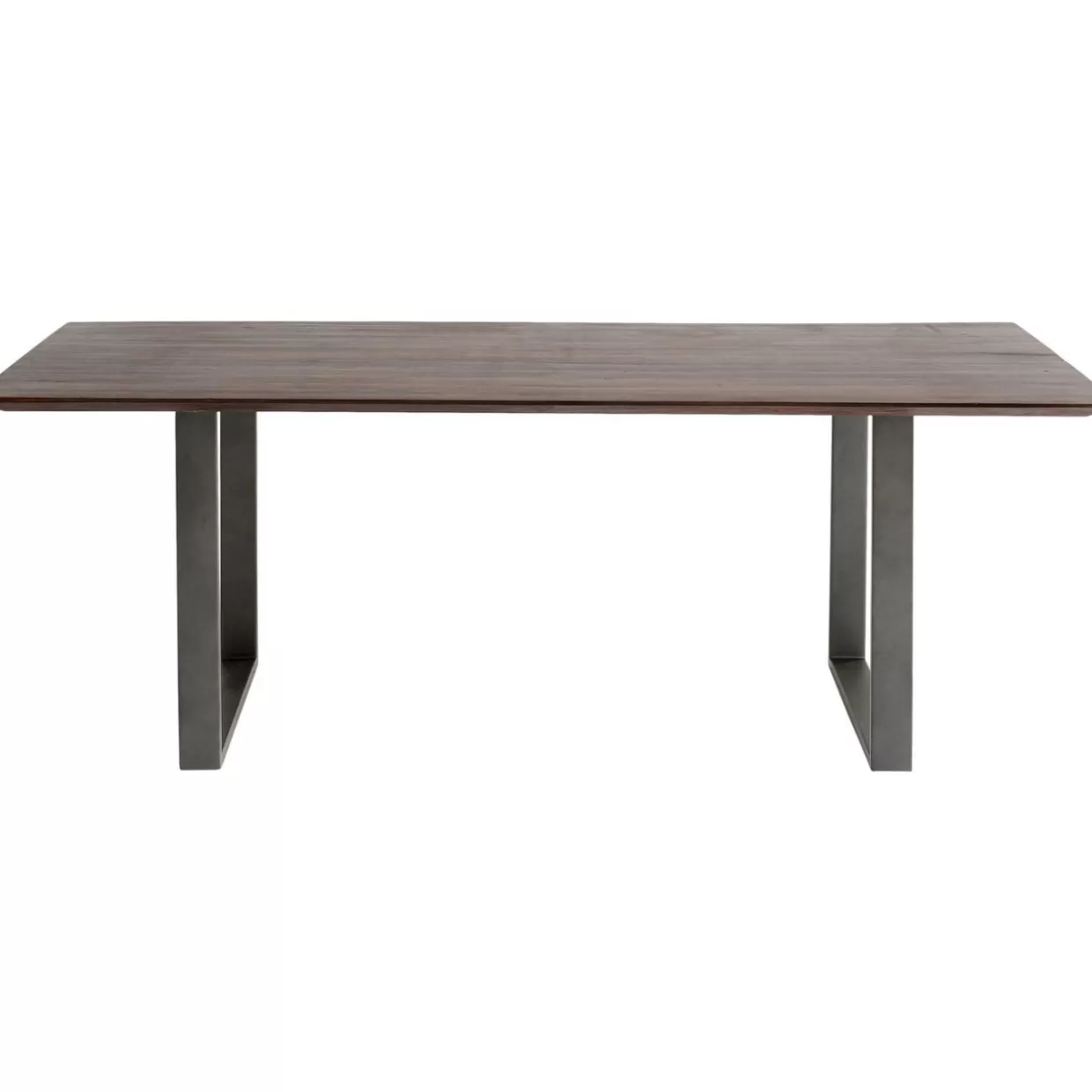 Tavolo Symphony in Acciaio Brunito - Design Industriale KARE, 200x100 cm per Ambienti Moderni

（：，