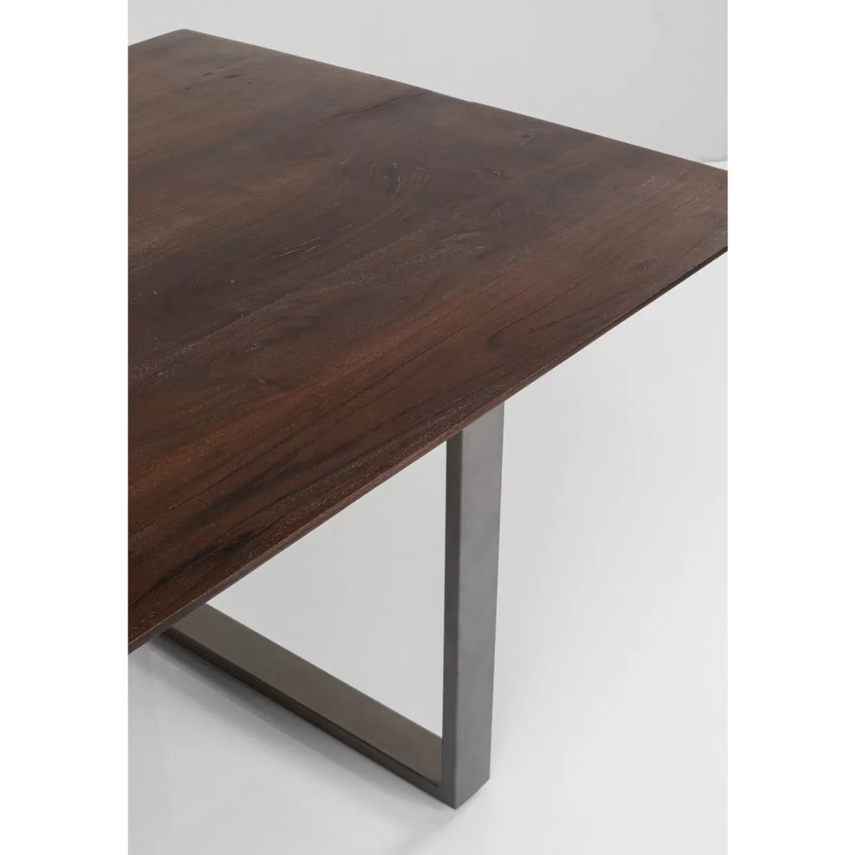 Tavolo Symphony in Acciaio Brunito - Design Industriale KARE, 200x100 cm per Ambienti Moderni

（：，