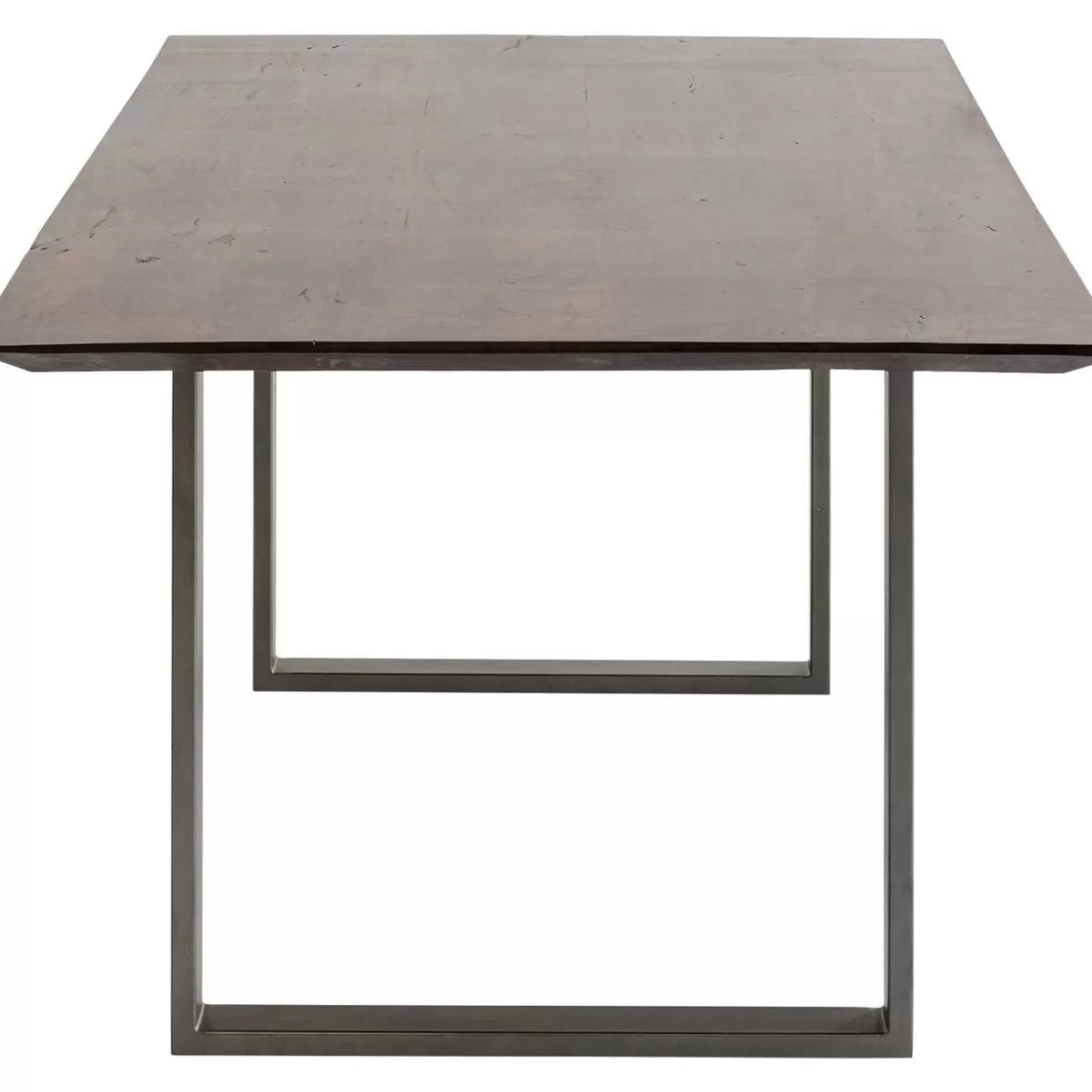 Tavolo Symphony in Acciaio Brunito - Design Industriale KARE, 200x100 cm per Ambienti Moderni

（：，