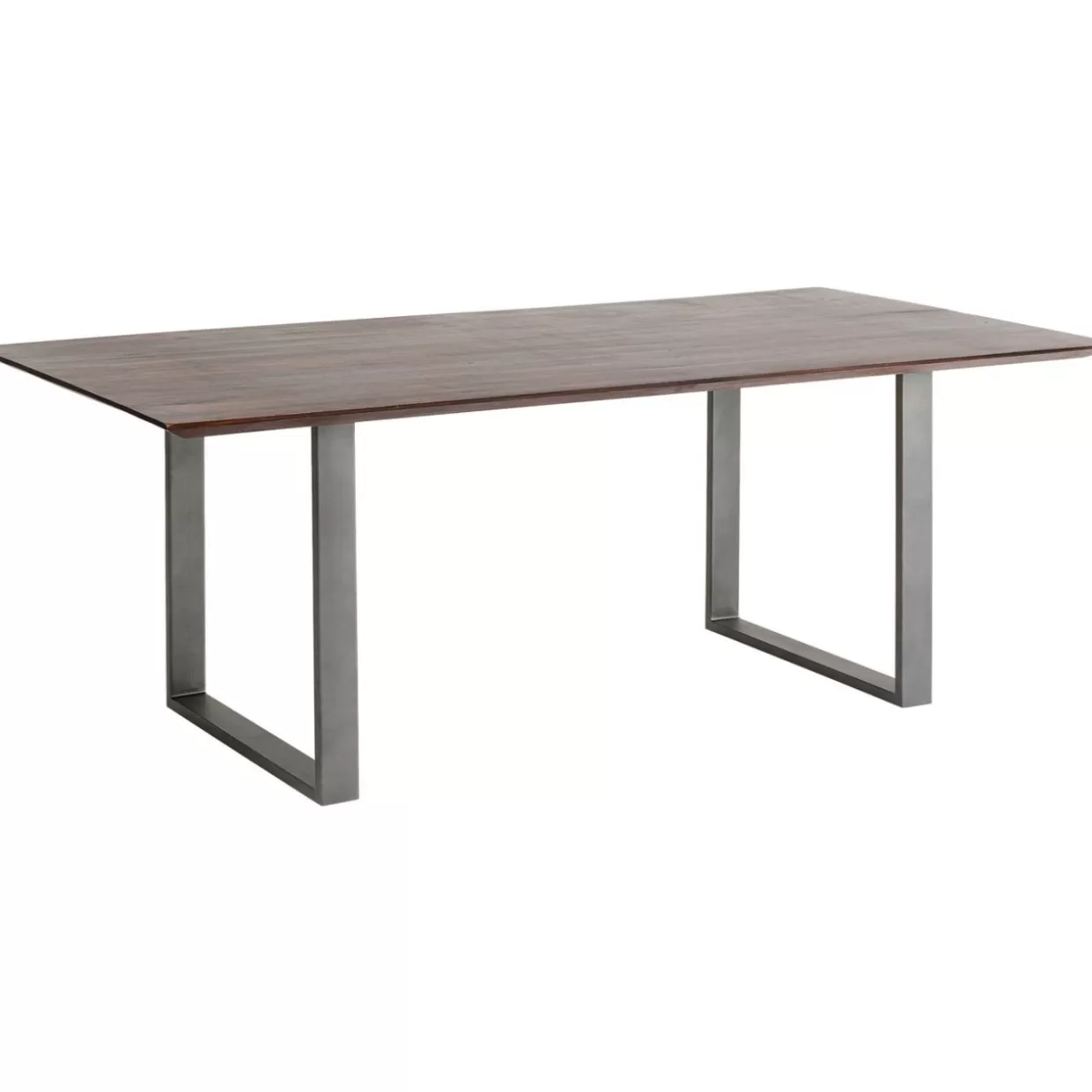 Tavolo Symphony in Acciaio Brunito - Design Industriale KARE, 200x100 cm per Ambienti Moderni

（：，