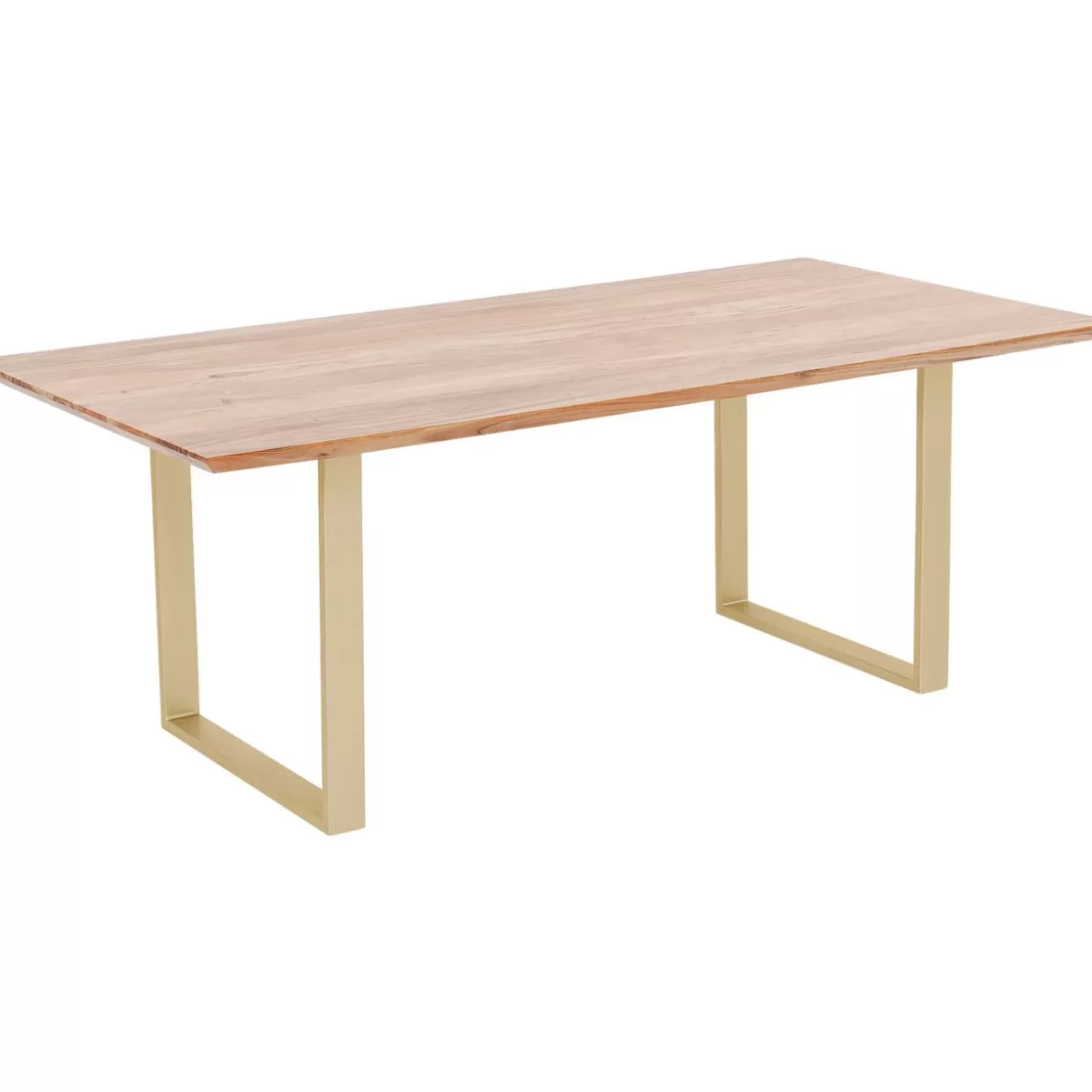 Tavolo Sinfonia in Ottone KARE Design - Elegante tavolo da pranzo 180 cm x 90 con finitura metallizzata