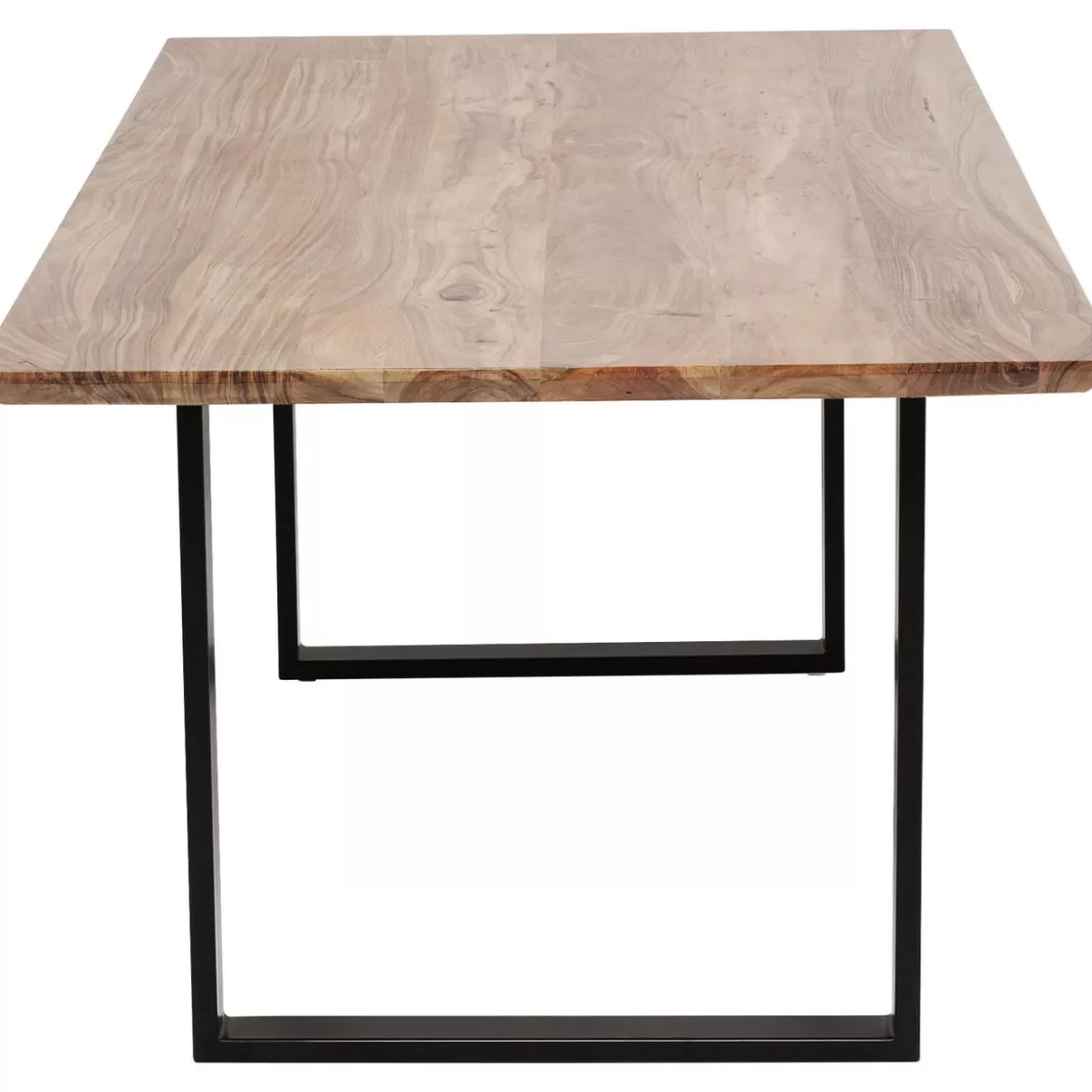 Tavolo da pranzo Symphony in stile KARE - Design contemporaneo in nero opaco 180x90 cm per ambienti raffinati