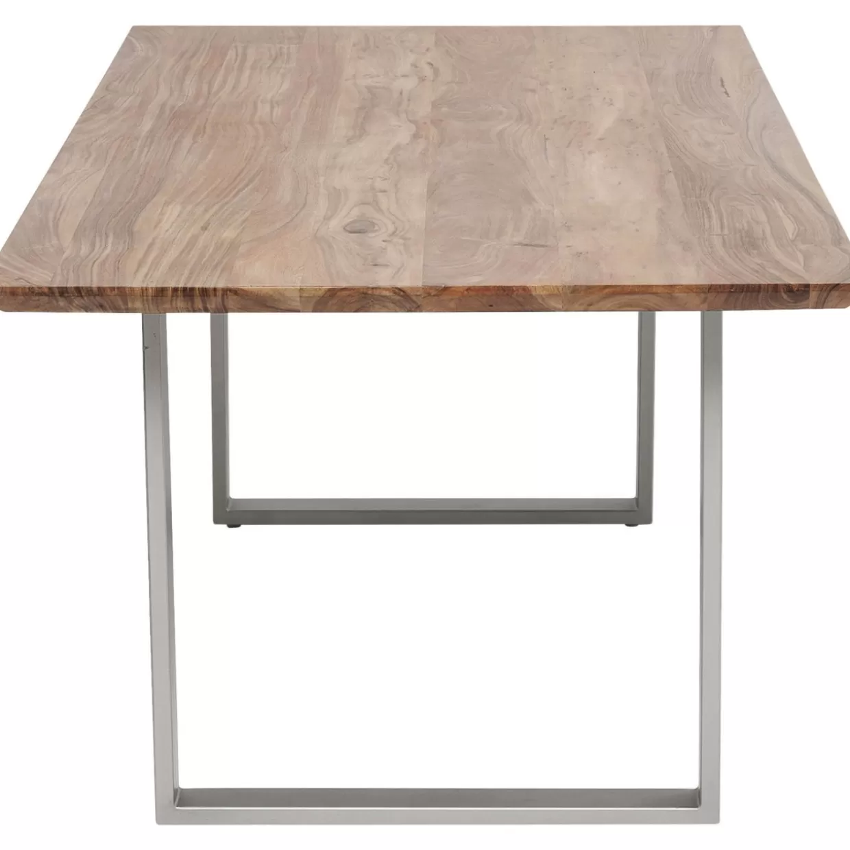 Tavolo Design Elegante Symphony - Finitura Argento con Misure 200x100 cm per Arredamento Moderno