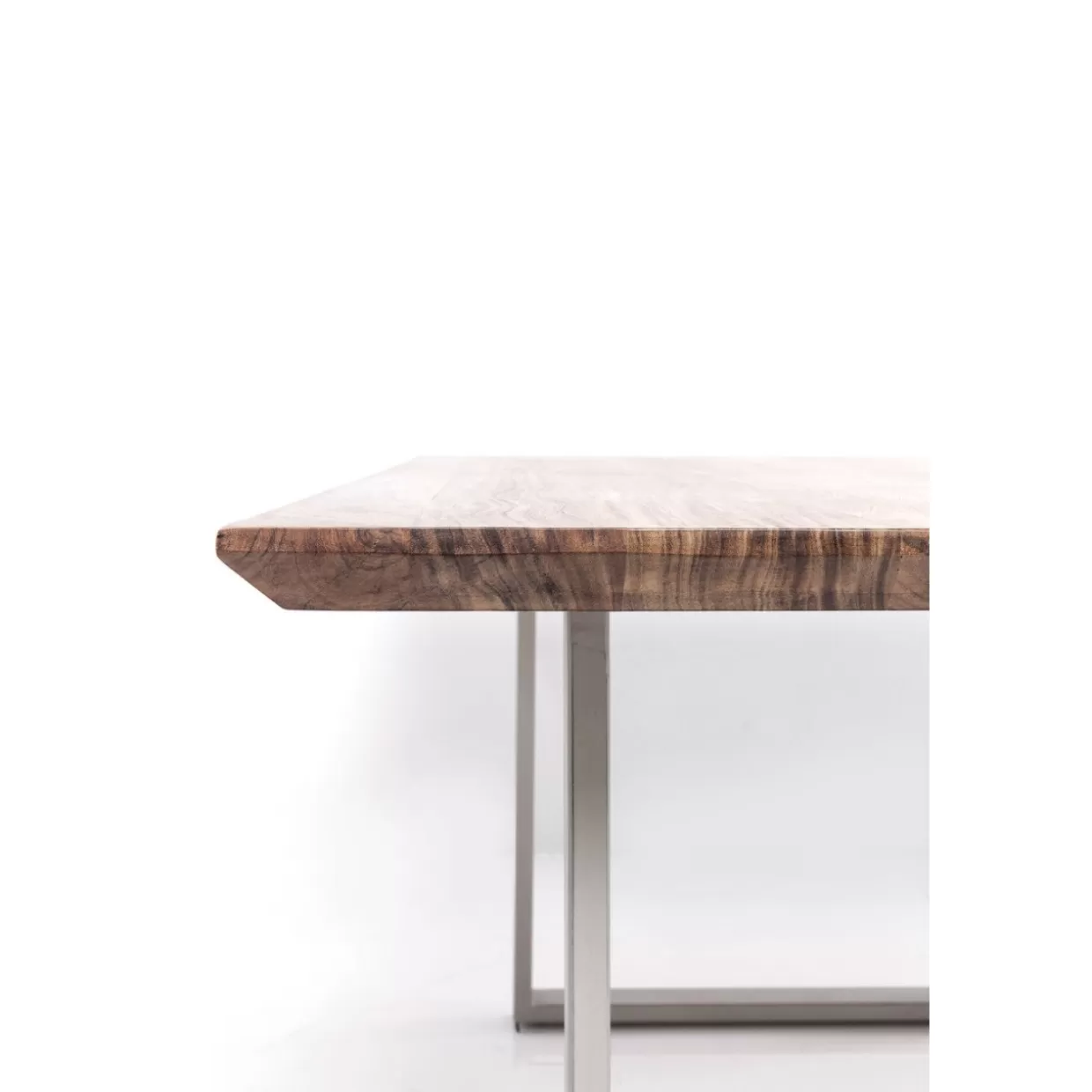 Tavolo Design Elegante Symphony - Finitura Argento con Misure 200x100 cm per Arredamento Moderno
