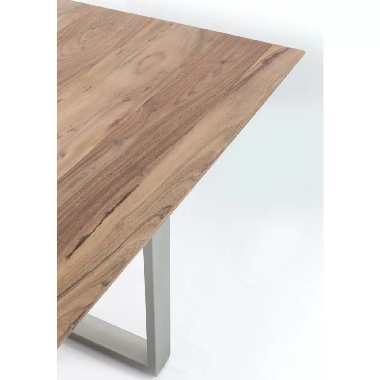 Tavolo Design Elegante Symphony - Finitura Argento con Misure 200x100 cm per Arredamento Moderno