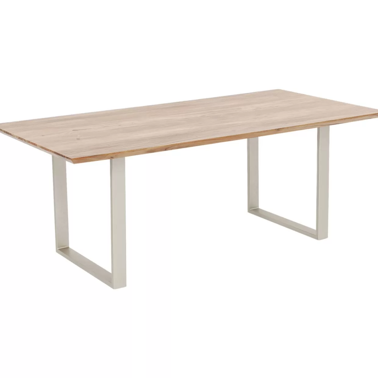 Tavolo Design Elegante Symphony - Finitura Argento con Misure 200x100 cm per Arredamento Moderno