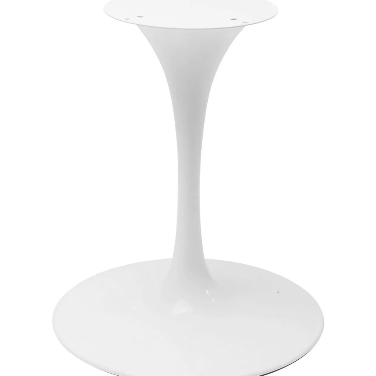 Tavolo design moderno con struttura Invitation – KARE Design in finitura bianca, diametro 60 cm
