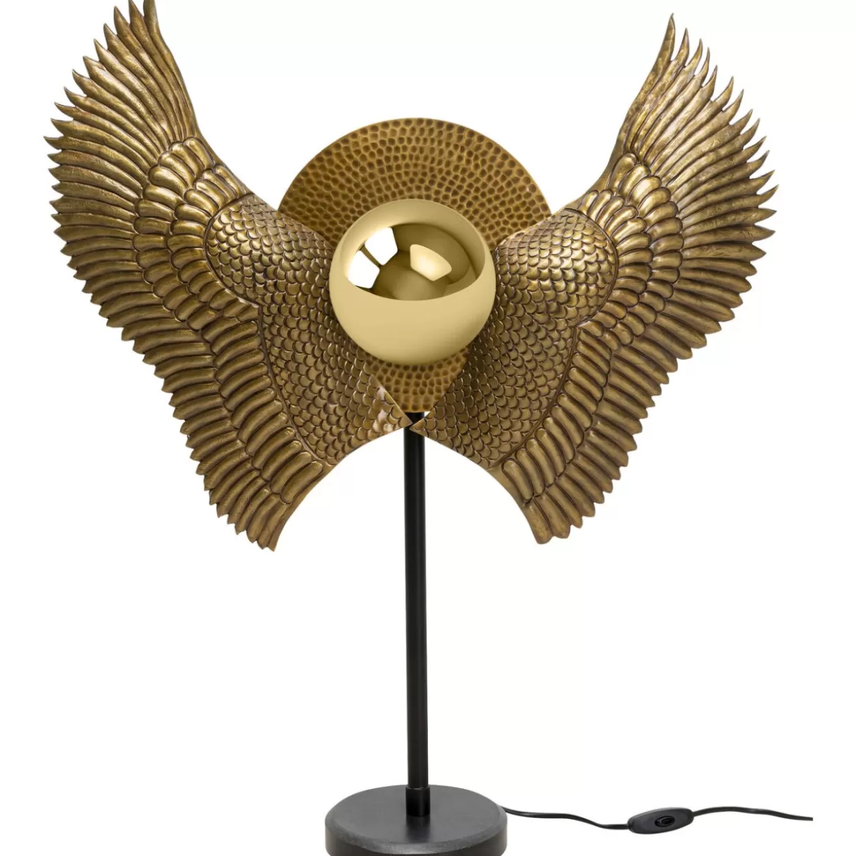 Lampada da Tavolo Bird Wings con Ali Decorativi - Design Moderno KARE, 76 cm
