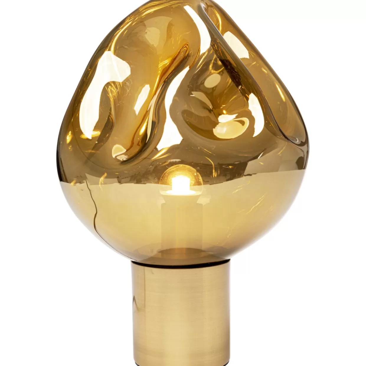 Lampada da Tavolo Dough in Oro - Design KARE per Arredamenti Moderni