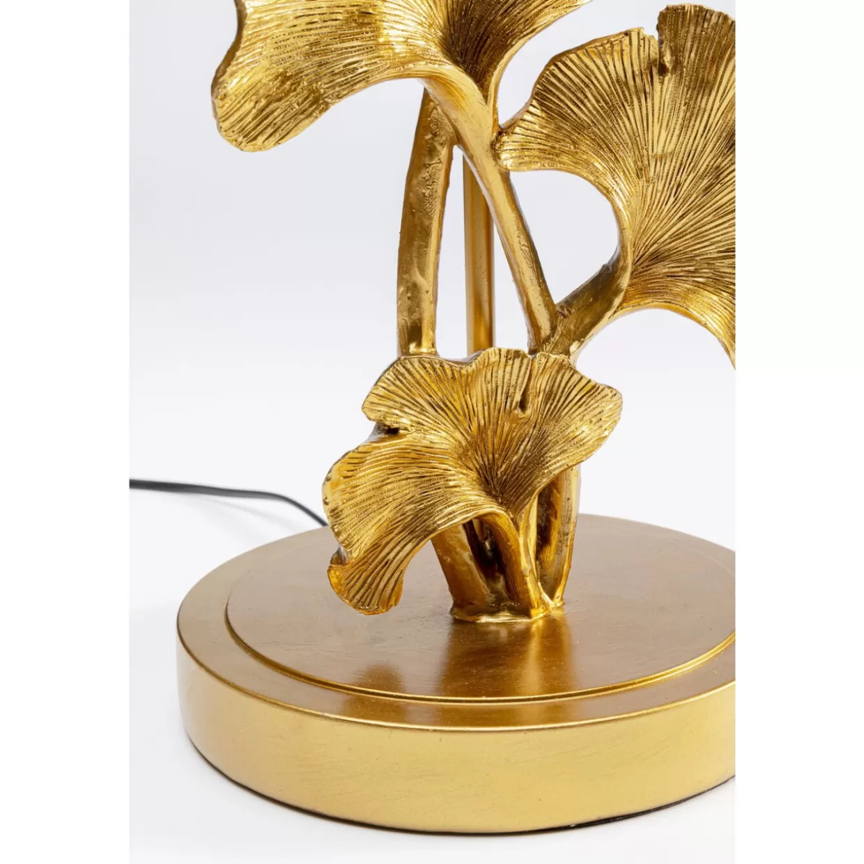 Lampada da Tavolo Foglia Dorata KARE - Illuminazione Elegante per Ambienti Moderni
