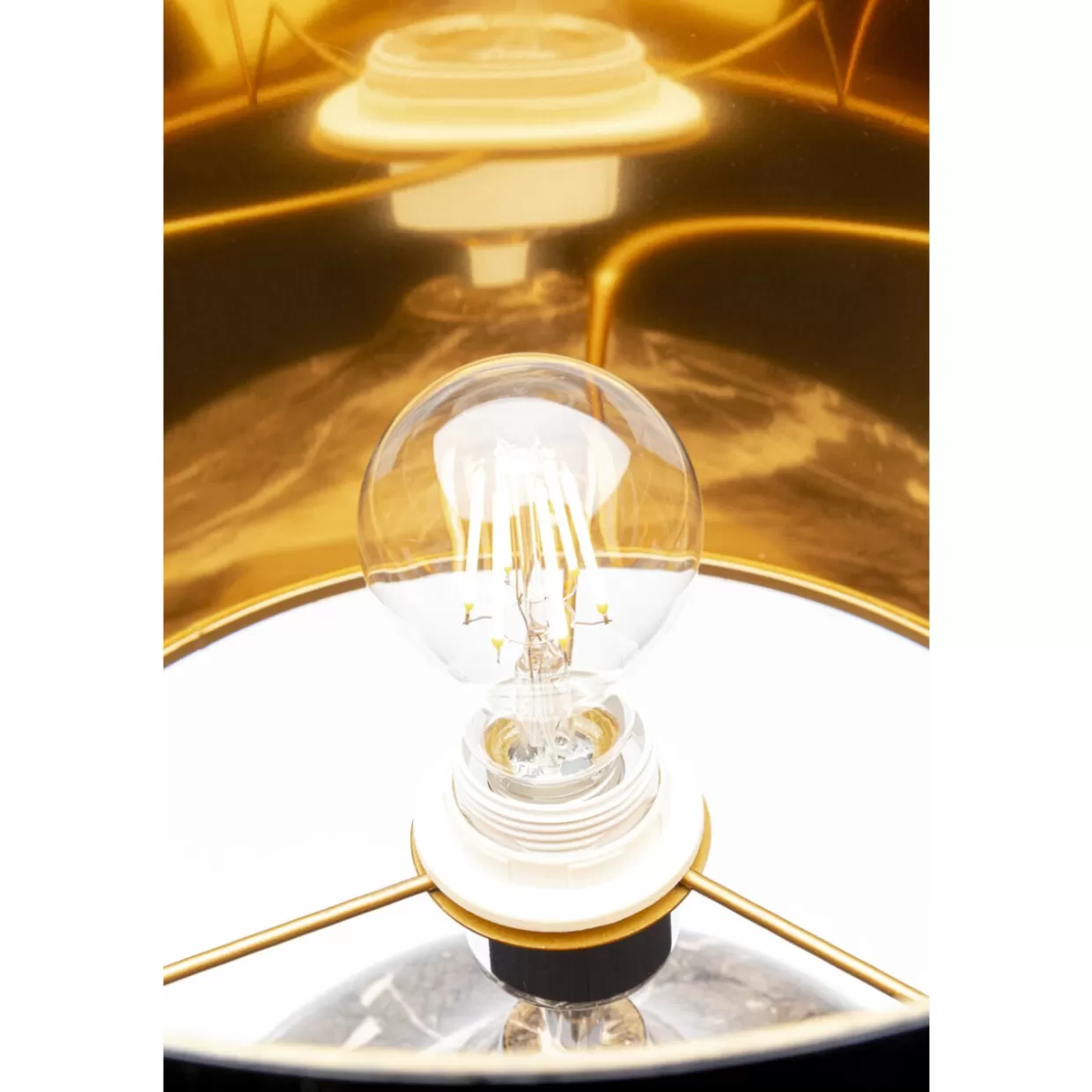Lampada da Tavolo Mamo Deluxe Grigio Antracite - Design Moderno KARE, Altezza 38 cm