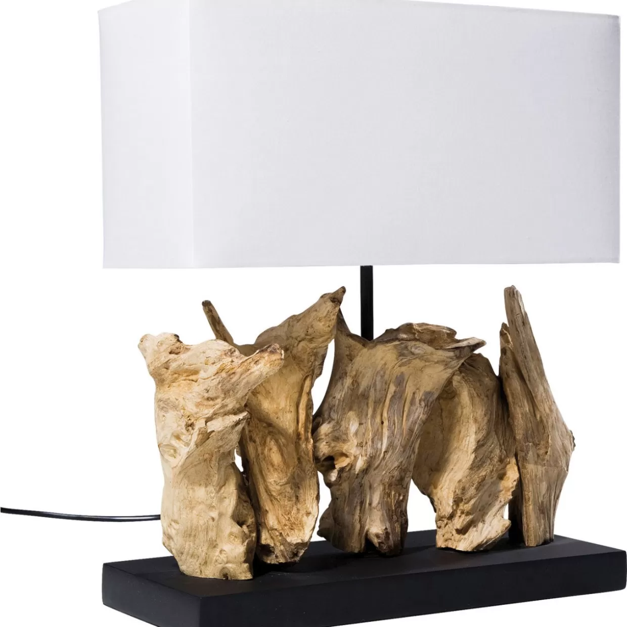 Lampada Verticale con Design Organico KARE - Illuminazione Naturale per Interni Moderni