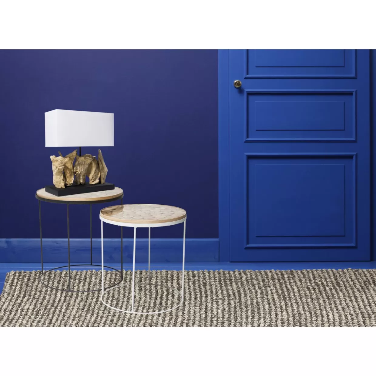 Lampada Verticale con Design Organico KARE - Illuminazione Naturale per Interni Moderni