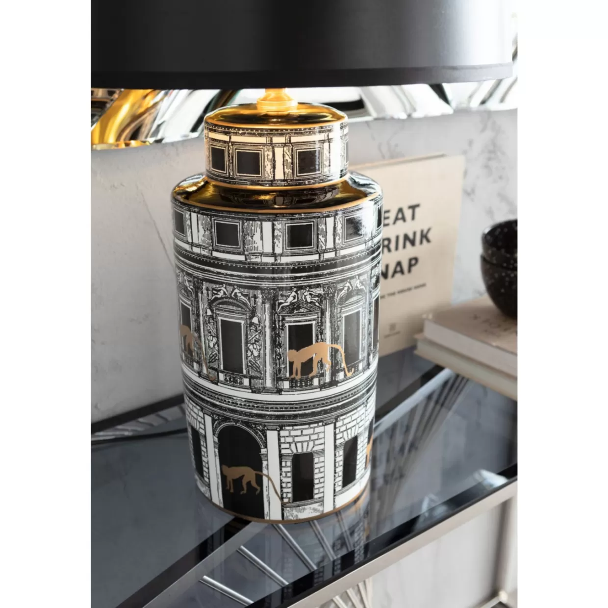 Lampada Elegante da Tavolo KARE Design | Stile Palazzo Contemporaneo