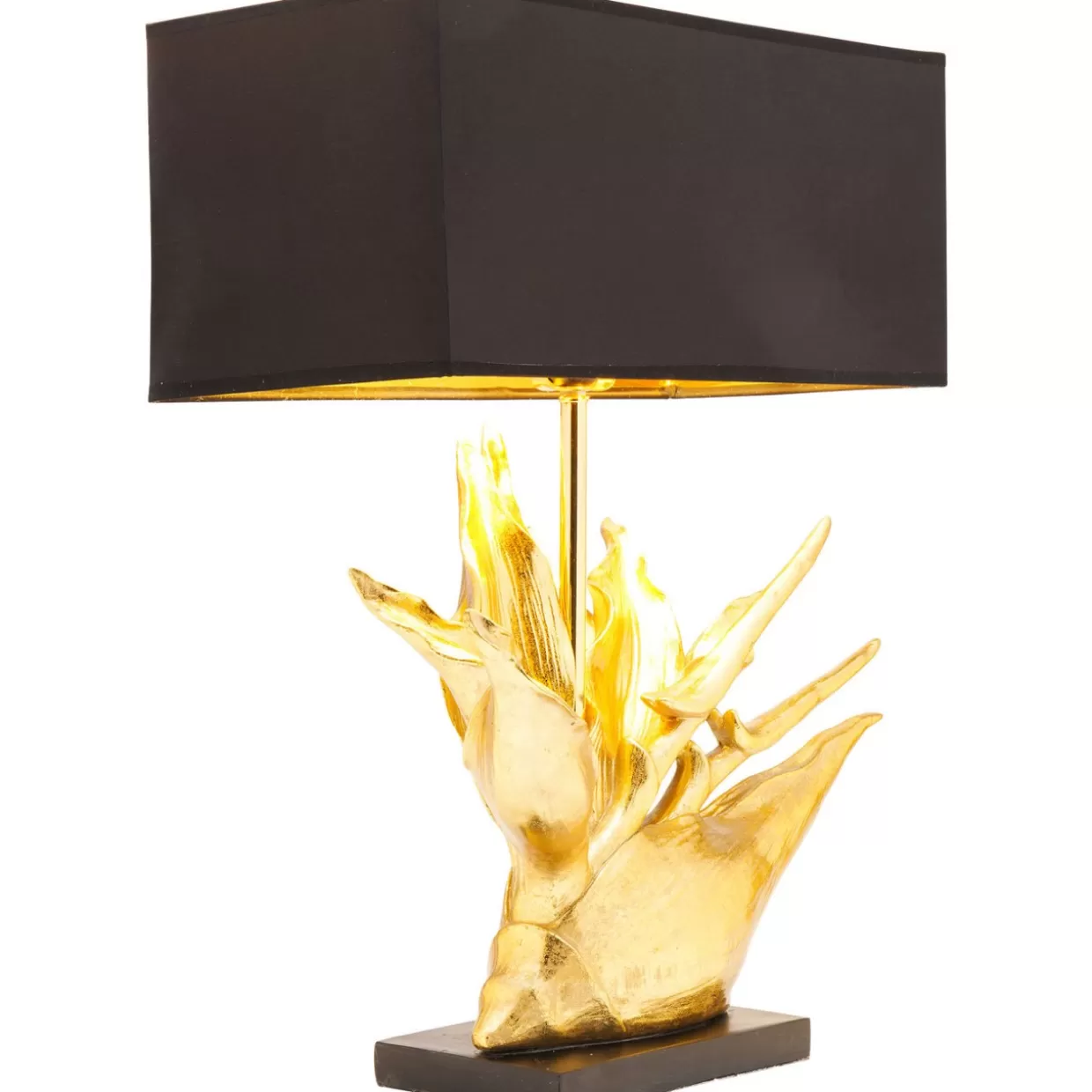 Lampada da Tavola Elegante Fiore Tropicale - Design Moderno KARE per Arredamento Stiloso | Collezione Esclusiva Illuminazione