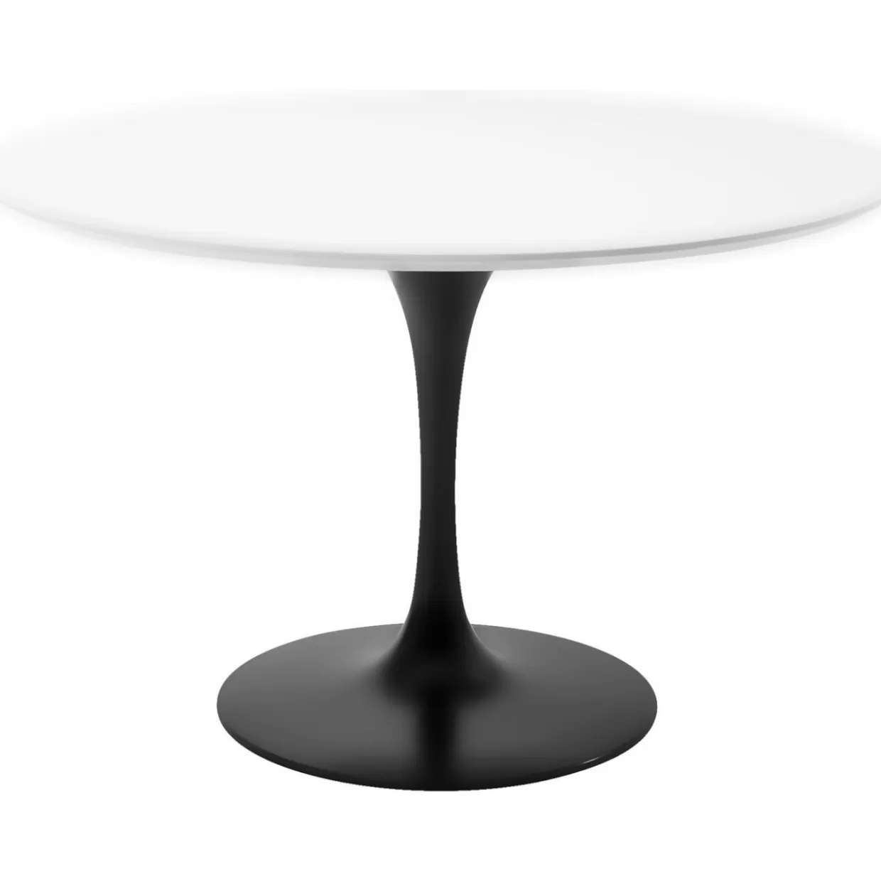 KARE Design Tavolo Elegante Invitation Rotondo Bianco - Diametro 120 cm per Pranzi Raffinati