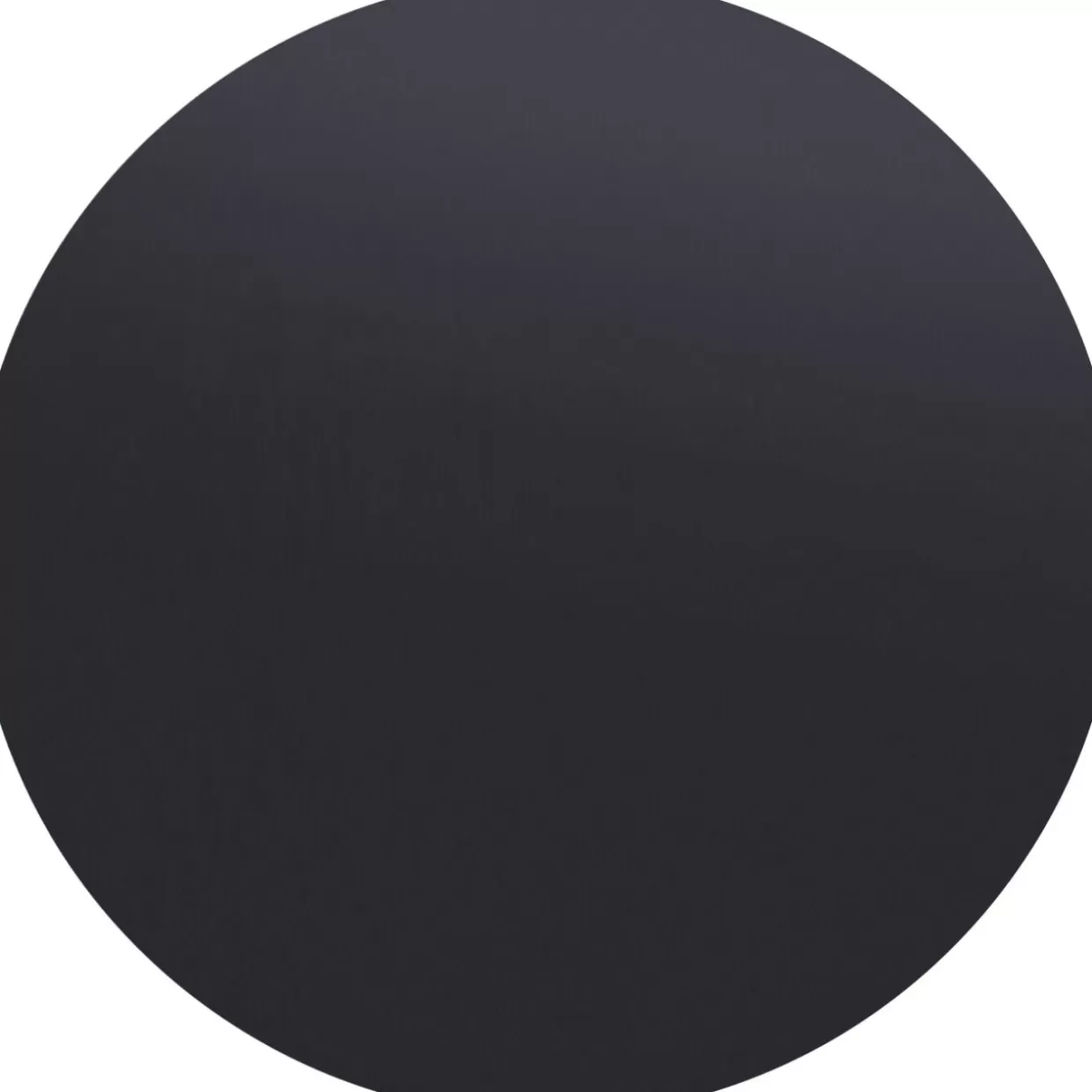 Tavolo Elegante KARE Design da Pranzo - Piano Schickeria Nero Lucido con Diametro 110 cm per Arredamento Moderno