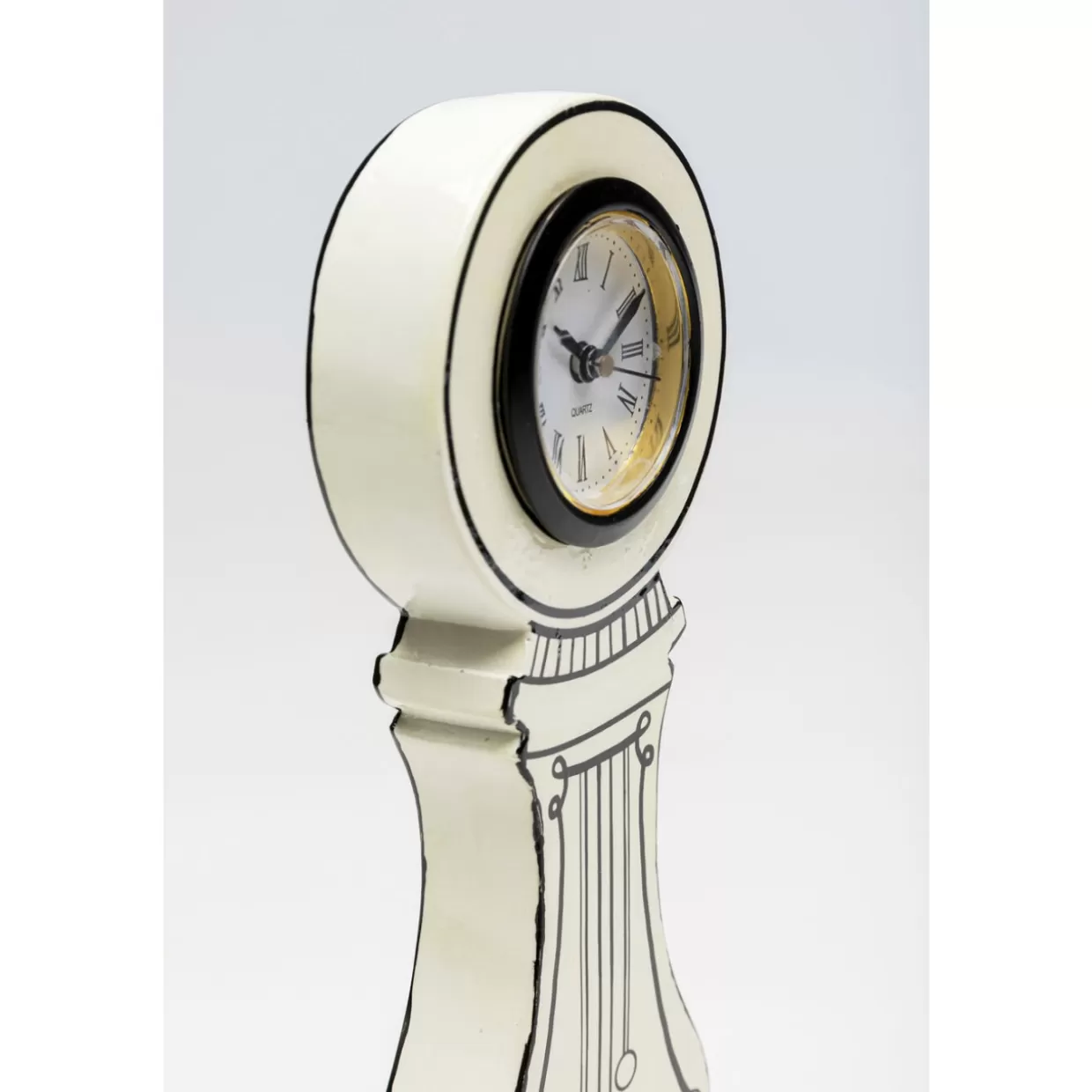 KARE Design - Orologio da Tavolo Favola, Elegante Complemento d'Arredo 9x26 cm