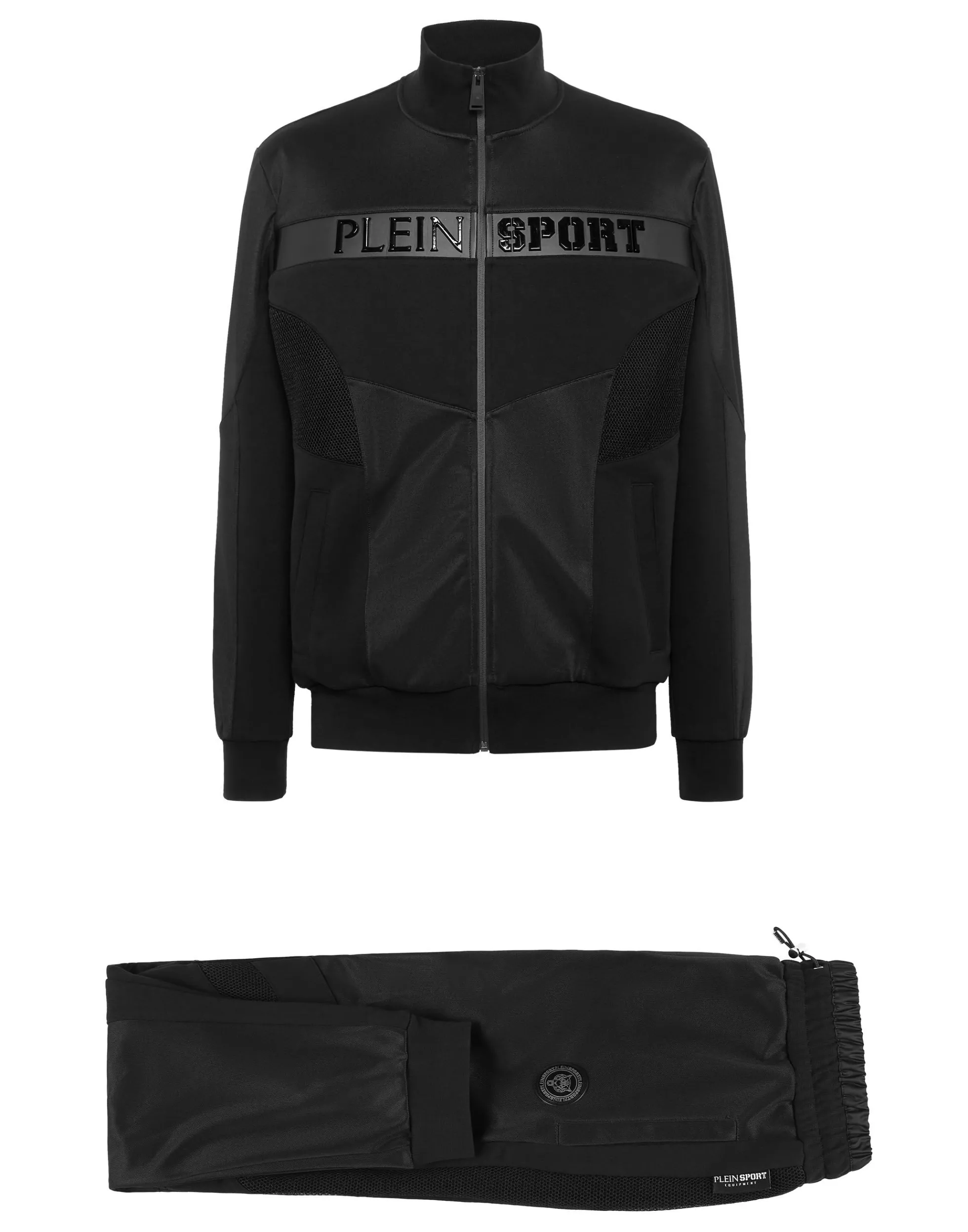 Tuta Sportiva Uomo Plein: Giacca con Zip + Pantaloni Jogging - Stile Essenziale e Confortevole