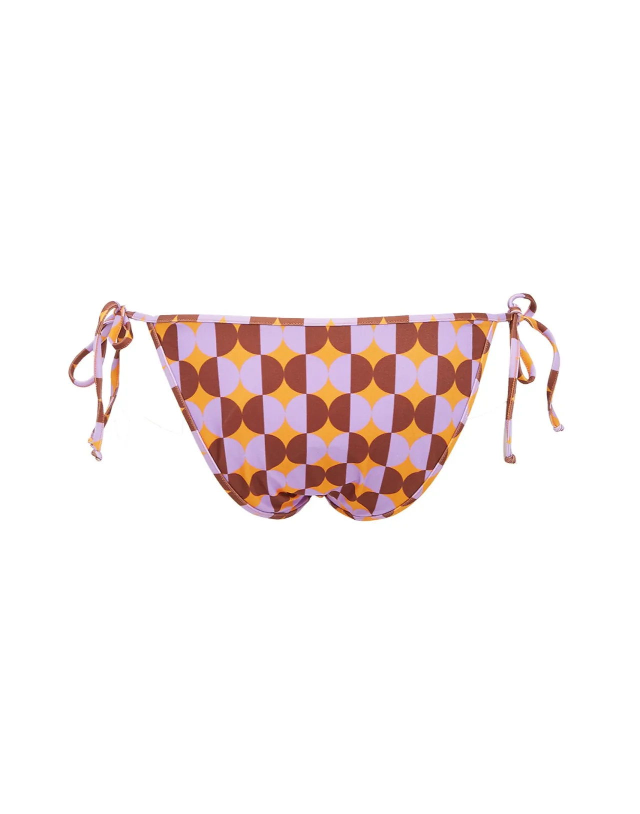 Costume da Bagno La DoubleJ in Lycra Elasticizzato - Slip Bikini Triangle Arancione Mezzaluna con Rifiniture Moderne, Prezzo Conveniente