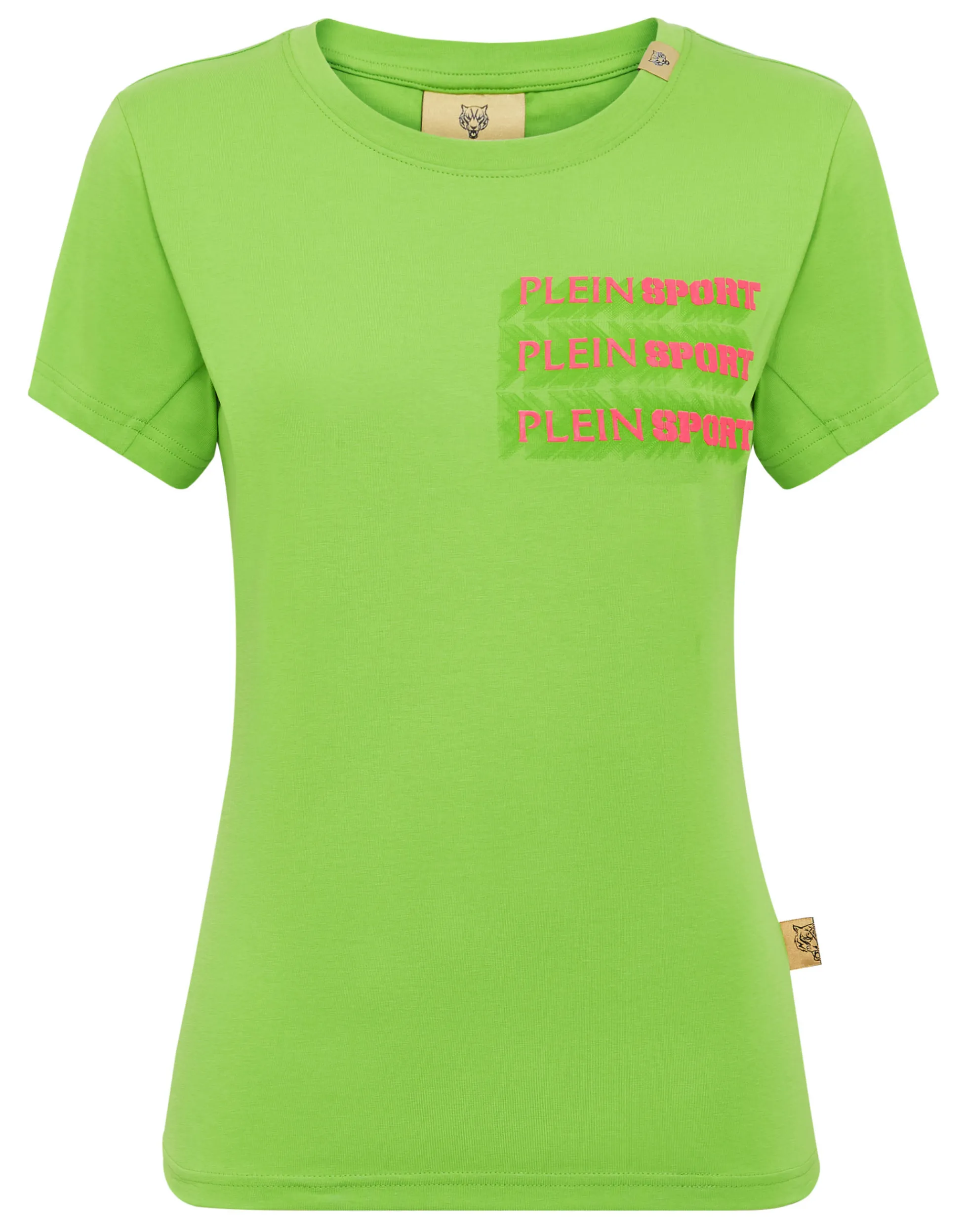 Maglietta Sportiva Femminile Plein - Design Moderno con Scollo Tondo e Respiro, T-Shirt Casual a Maniche Corte per Donna, Cotone Confortevole per Attività All'aperto