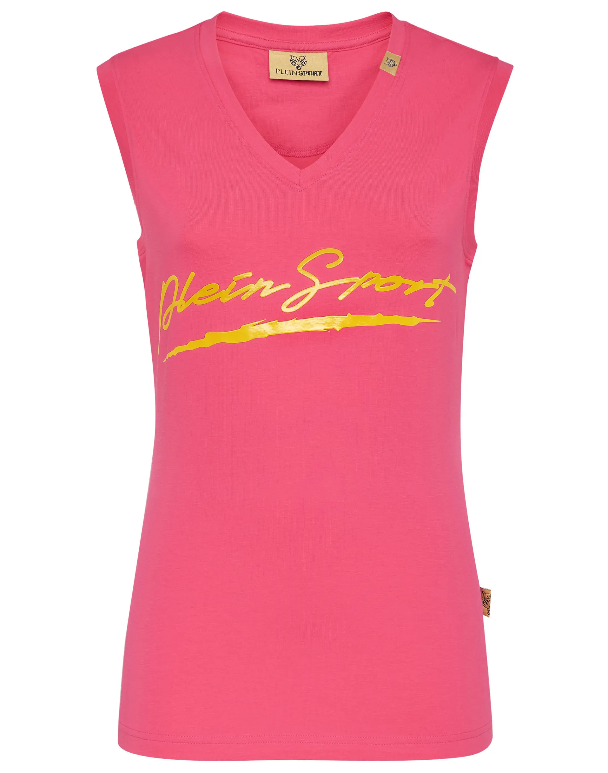 Maglietta Sportiva Donna Scollo Tondo - Design Minimalista e Confortevole per Attività Casuali | Tessuto Traspirante Plein Sport