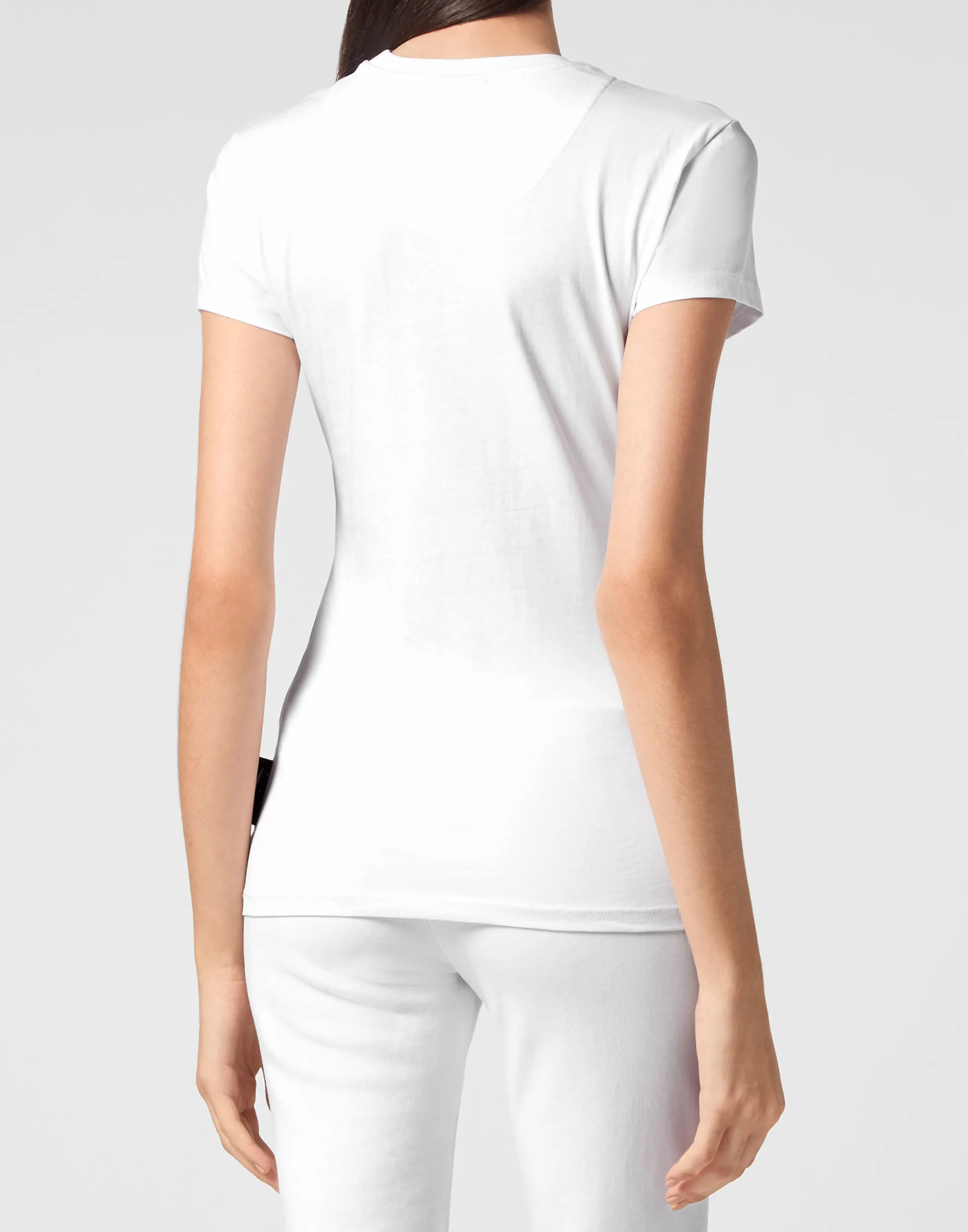 Maglietta Sportiva Femminile Plein Sport con Scollo Tondo - Design Attillato e Sensuale per Vestibilità Comoda e Aderente