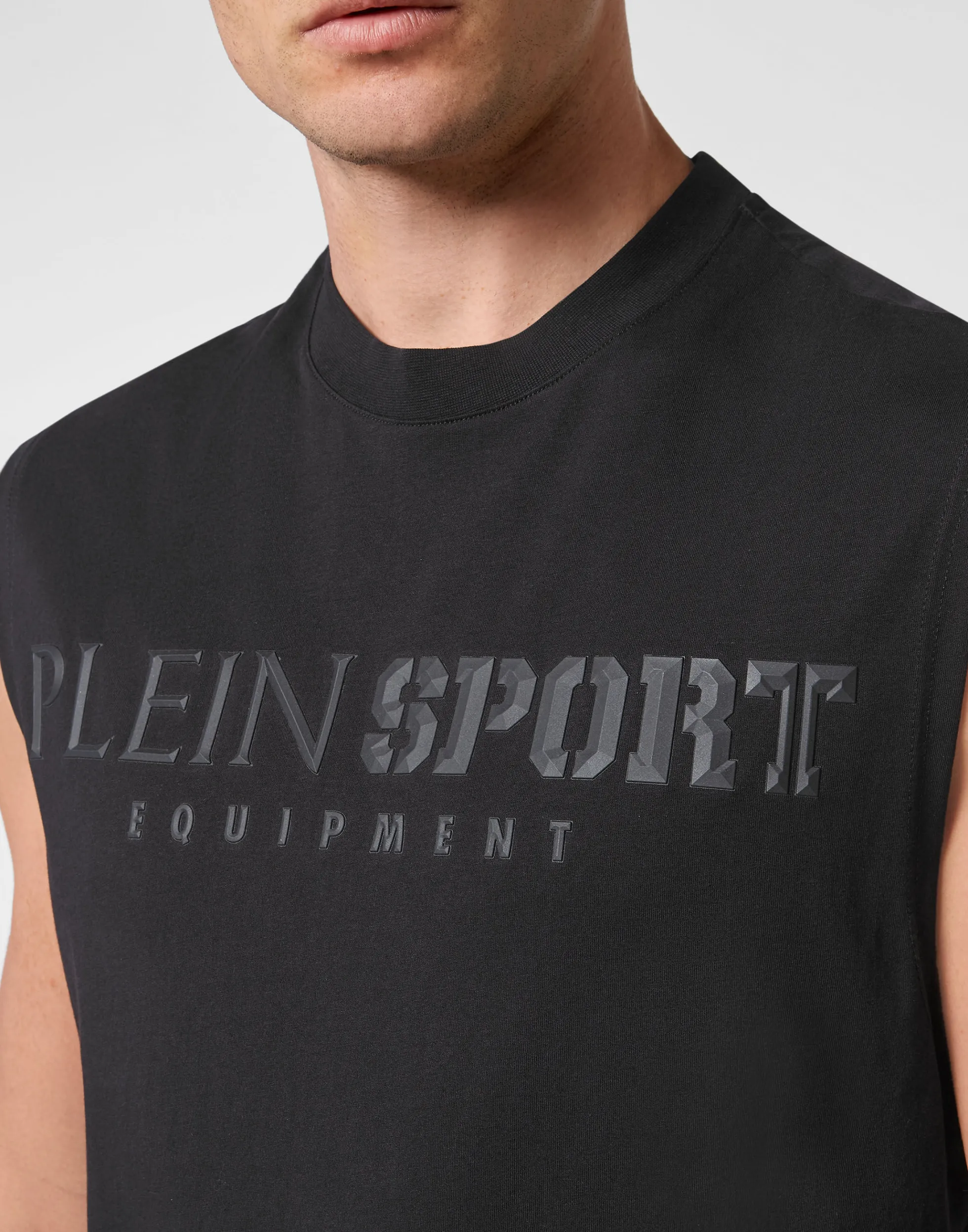 Maglietta Sportiva Senza Maniche Uomo con Scollo Tondo - Design Moderno e Stile Unico