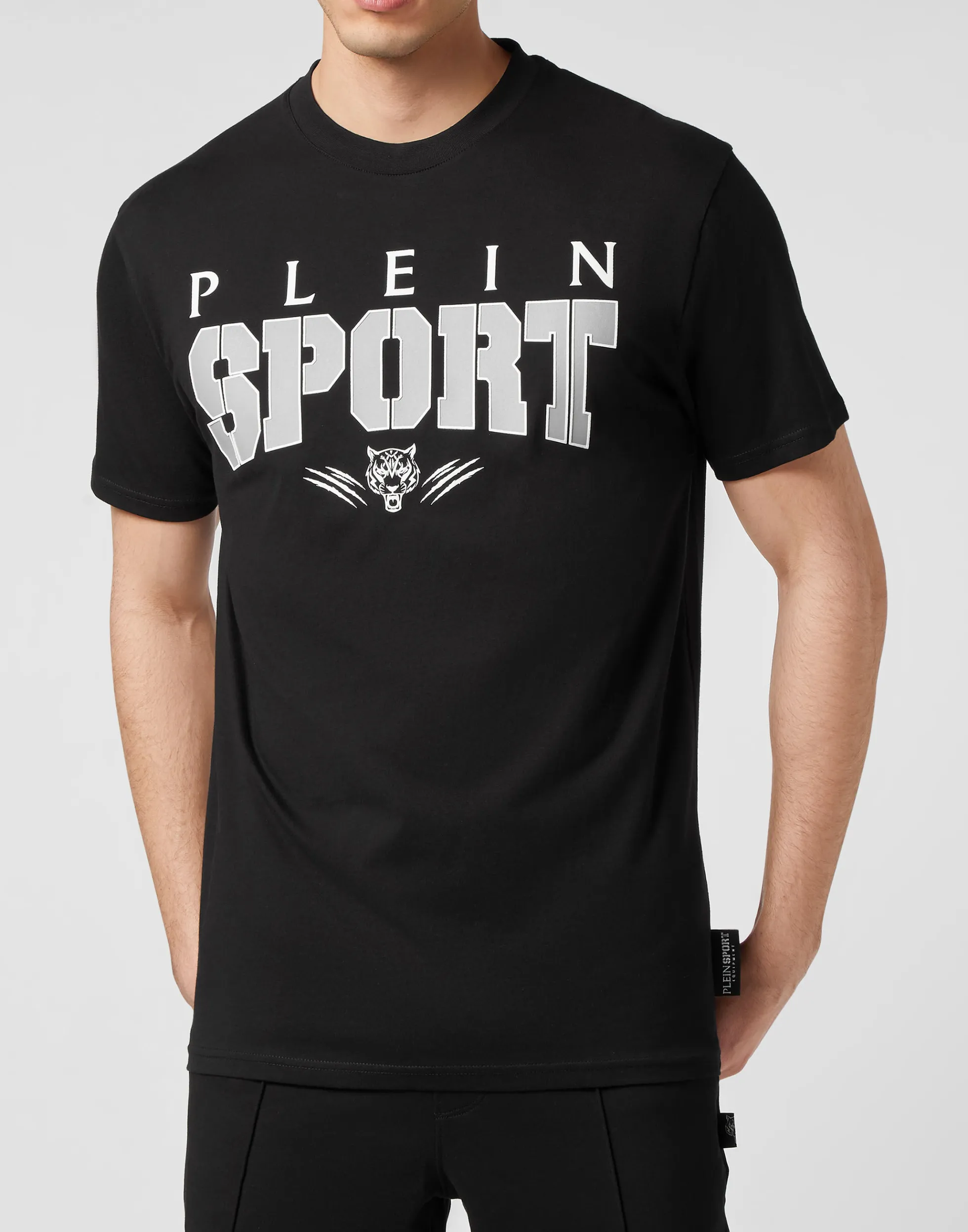 Maglietta Sportiva Essential Uomo - Collo Tondo Maniche Corte in Tessuto Traspirante Plein Sport
