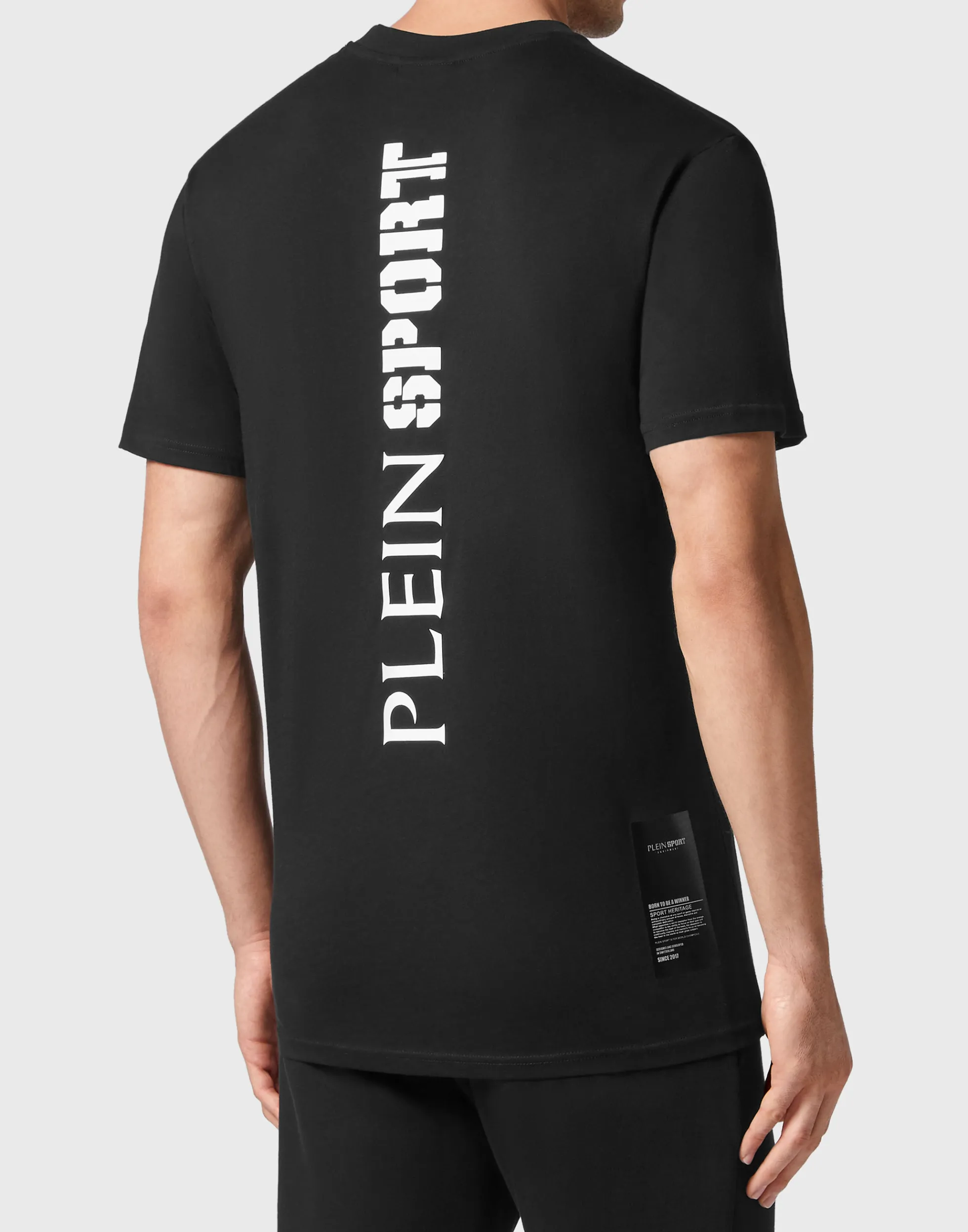 Maglietta Sportiva Uomo Scollo Tondo con Logo - Abbinamento Giornaliero in Cotone a Maniche Corte