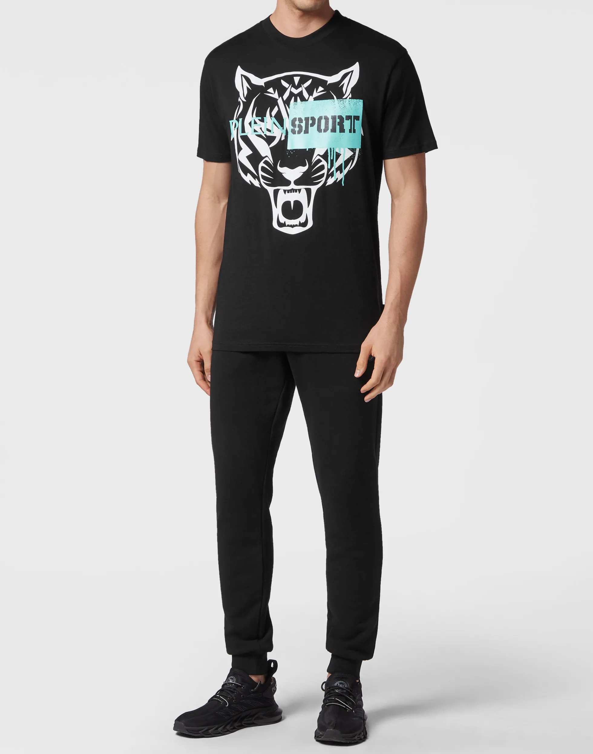 Maglietta Uomo Essential Casual - Plein Sport Cotone Con Scollo Tondo e Maniche Corte