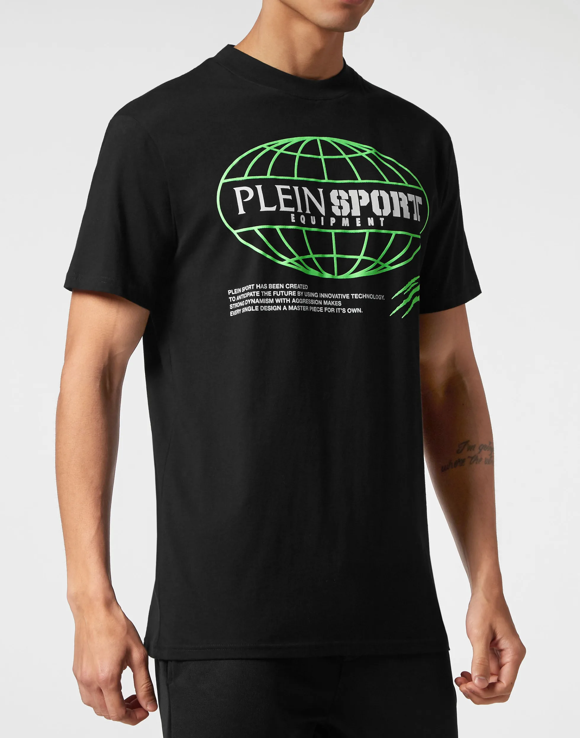 Maglietta Essential Uomo Design Sportivo - Scollo Tondo Manica Corta Edizione Speciale Globale Express by Plein Sport
