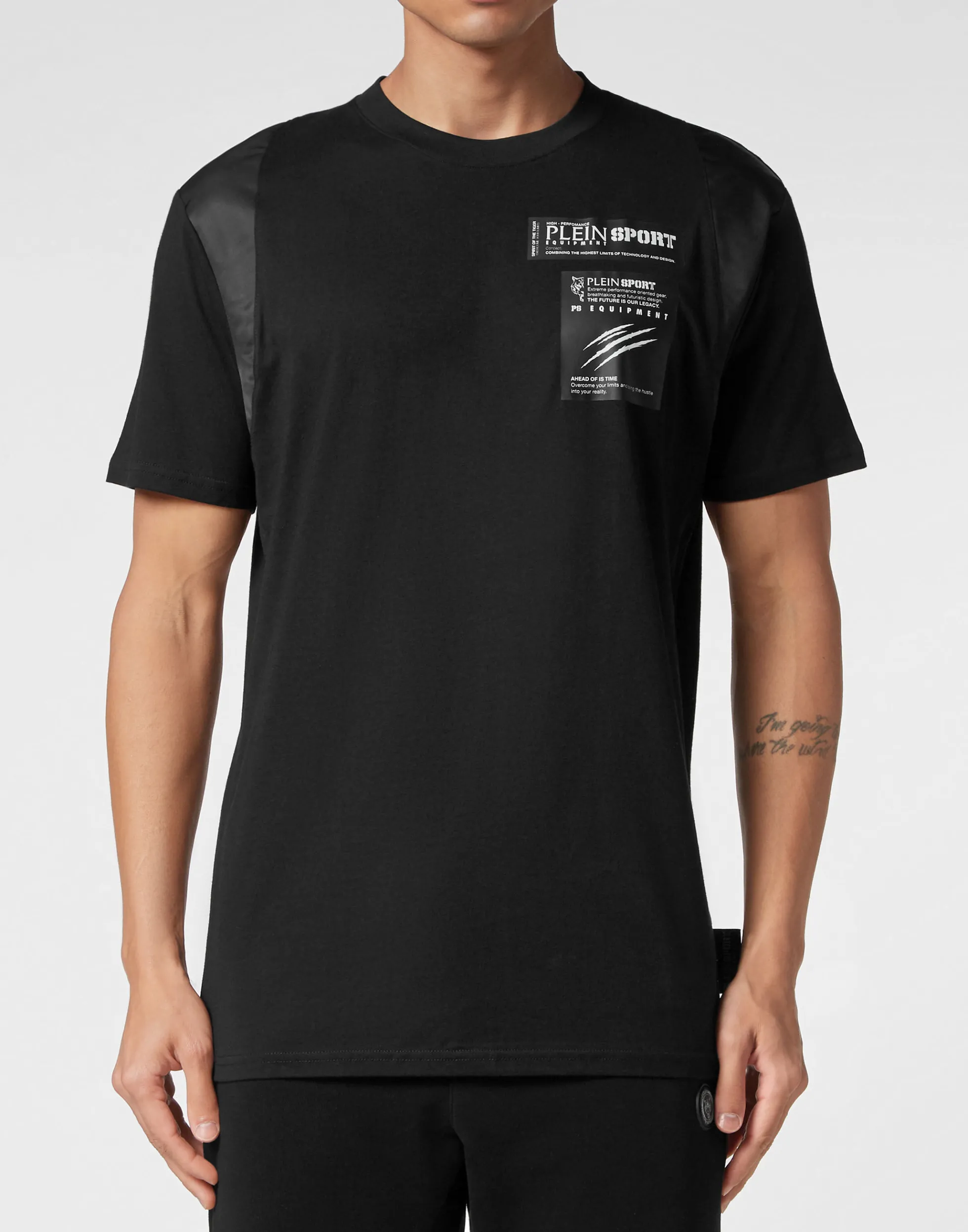 Maglietta Sportiva Uomo Plein - Modello Classico a Mezza Manica Edizione Globale, T-Shirt Casual con Scollo Tondo per Stile Dinamico e Confortevole
