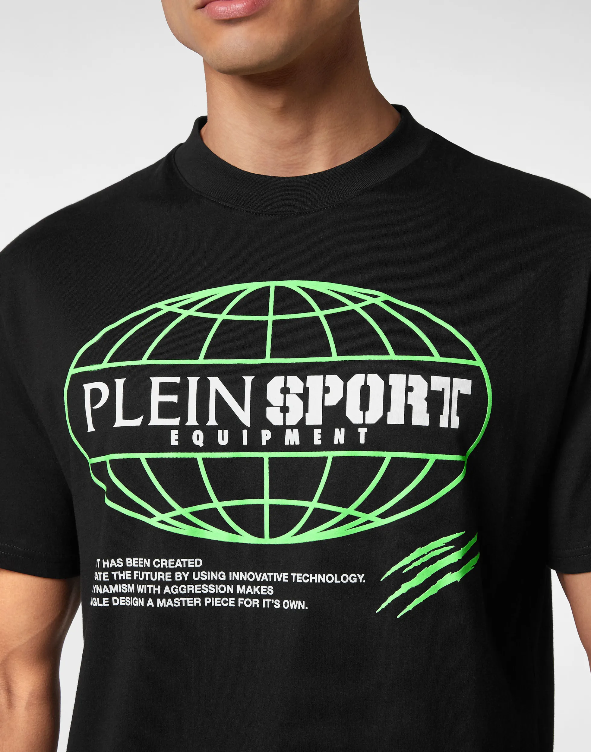 Maglietta Essential Uomo Design Sportivo - Scollo Tondo Manica Corta Edizione Speciale Globale Express by Plein Sport