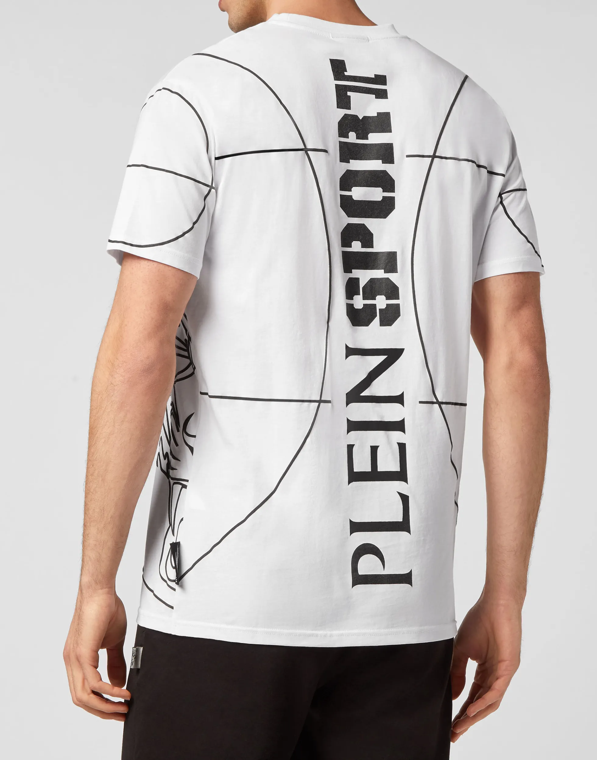 Maglietta Sportiva Uomo Collo Tondo Maniche Corte - Design Tigre Moderno Sportivo Plein