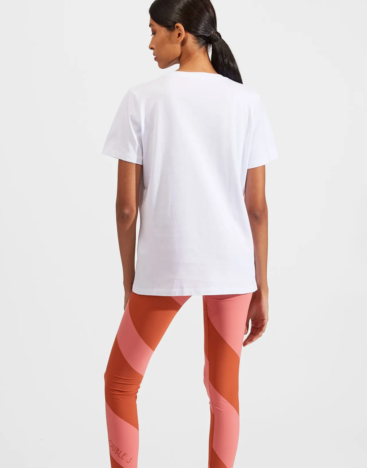 Maglietta Comoda La DoubleJ - Bianco Puro in Morbido Cotone Jersey