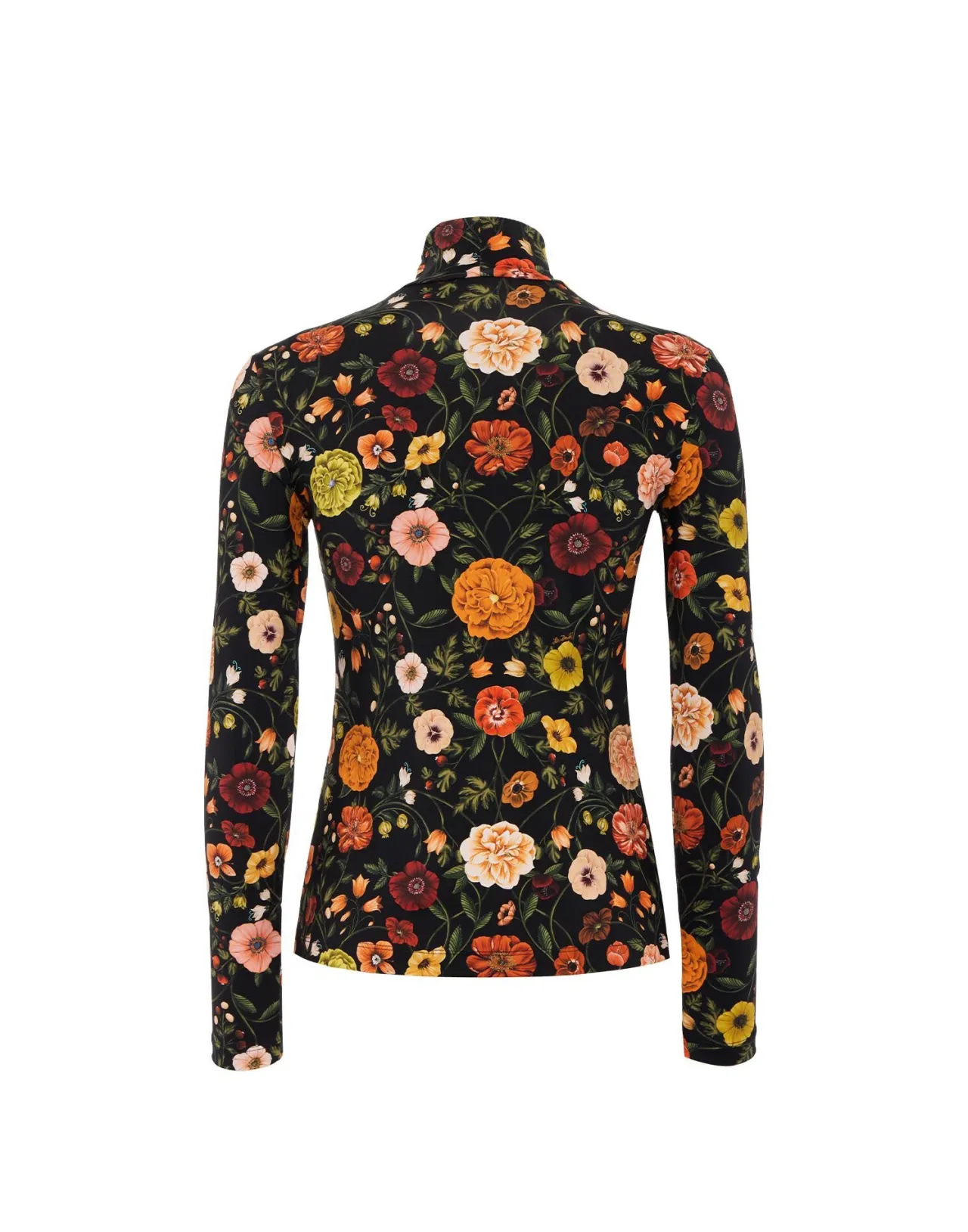 La DoubleJ - Dolcevita Ispirato a Botticelli in Jersey Slim Nero