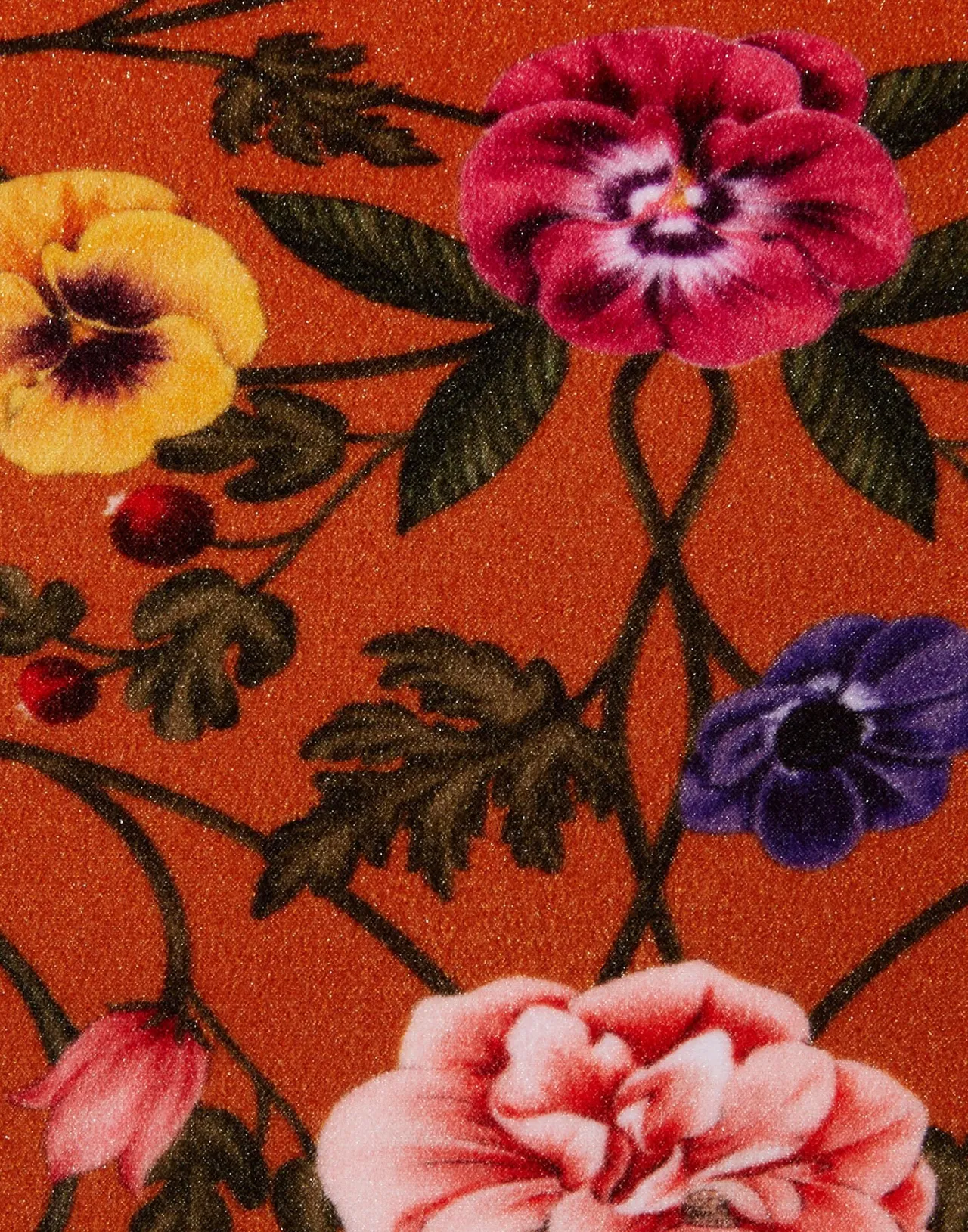 Dolcevita con Stile Botticelli in Velluto Elasticizzato Confortevole - Tonalità Ruggine Autunnale by La DoubleJ