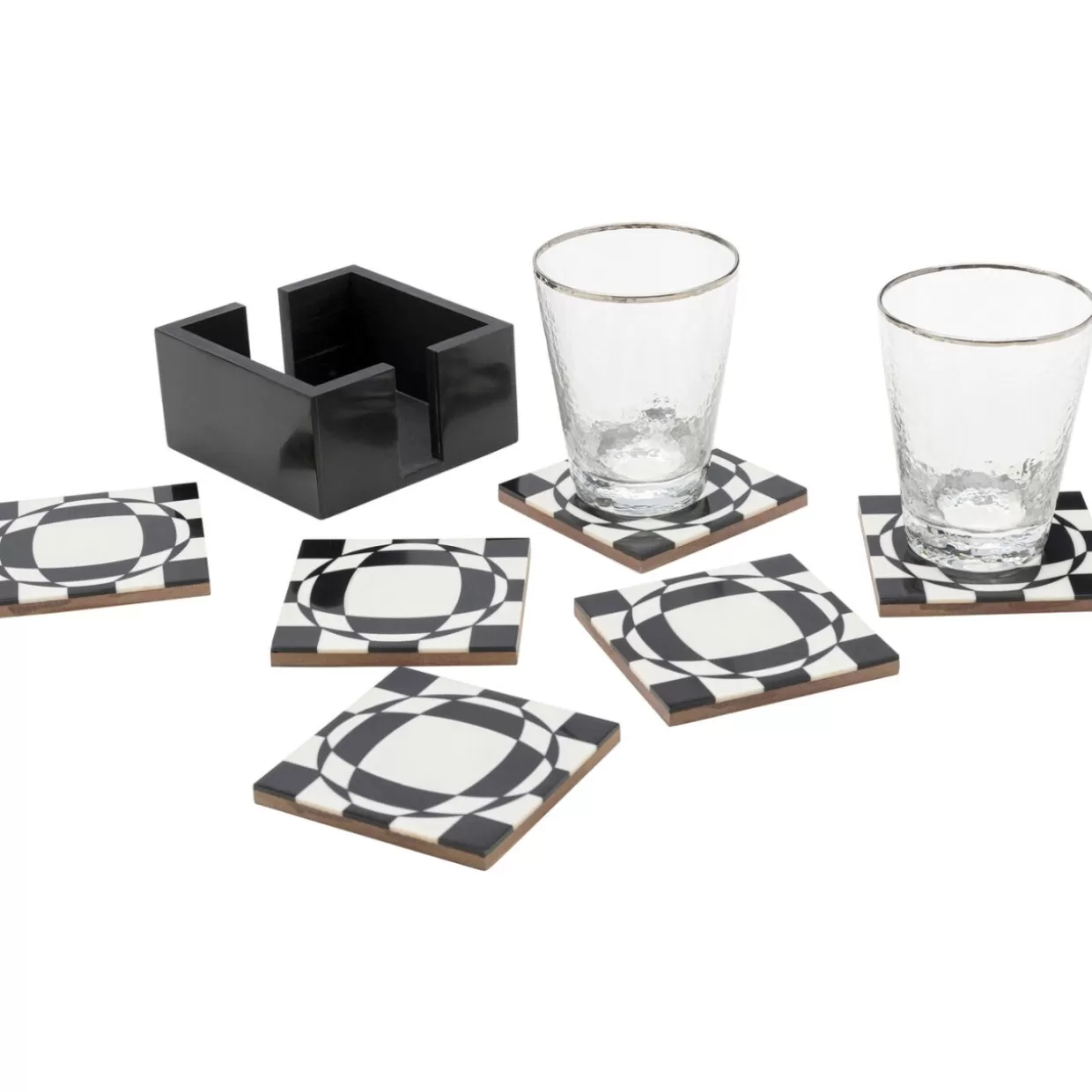 KARE Design - Set di 6 Salviette Sottobicchieri Miracle per Tavole Stilos 

（：