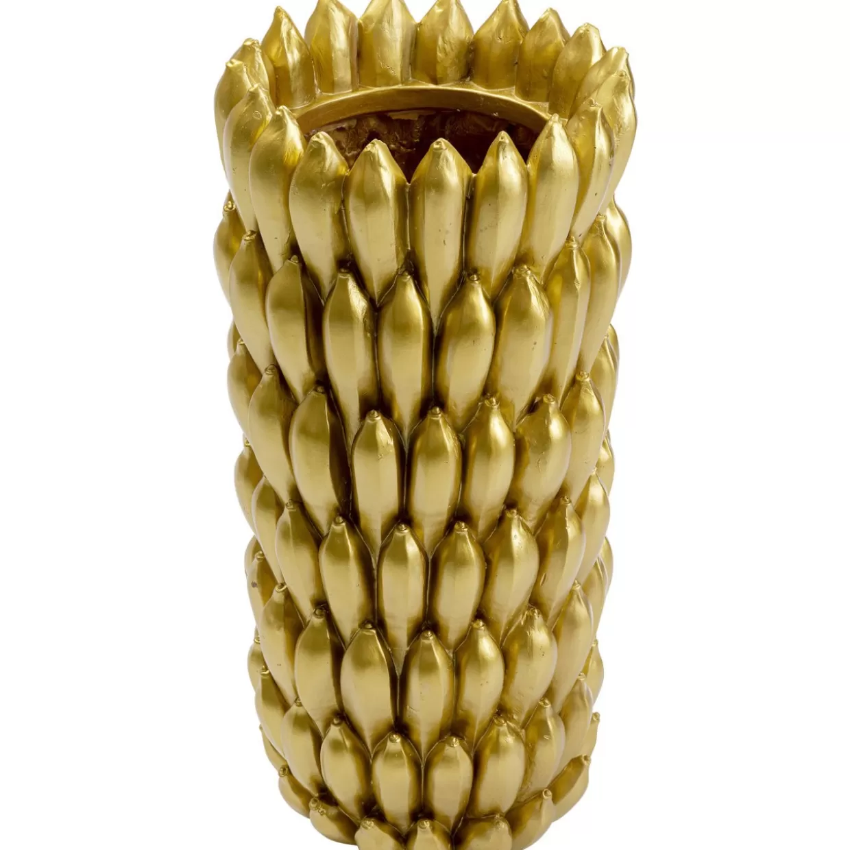 Vaso Decorativo a Forma di Banana - Elegante Centrotavola in Tonalità Dorate, Altezza 79 cm - Stile Moderno Firmato KARE Design
