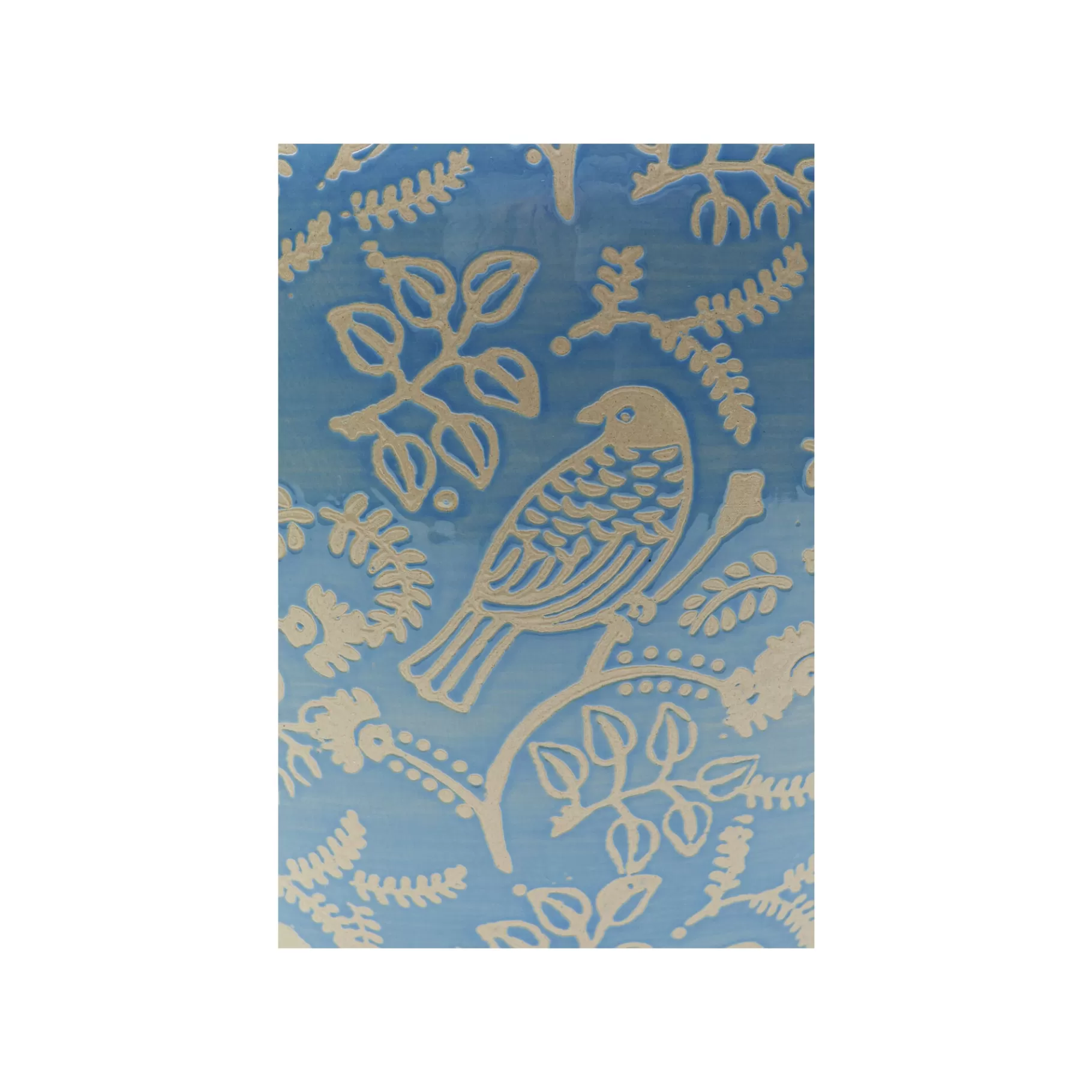 Best Sale Vase Bleu Oiseaux 33cm   Vase