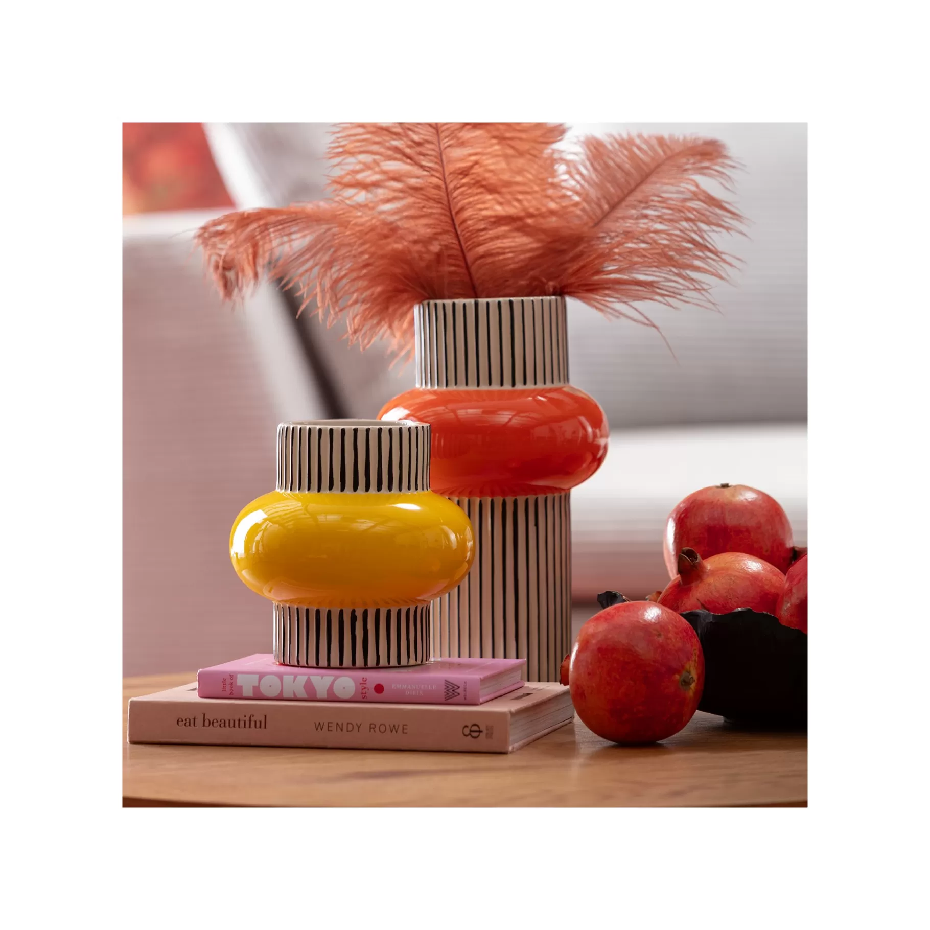 Discount Vase Calabria Orange 28cm   Vase