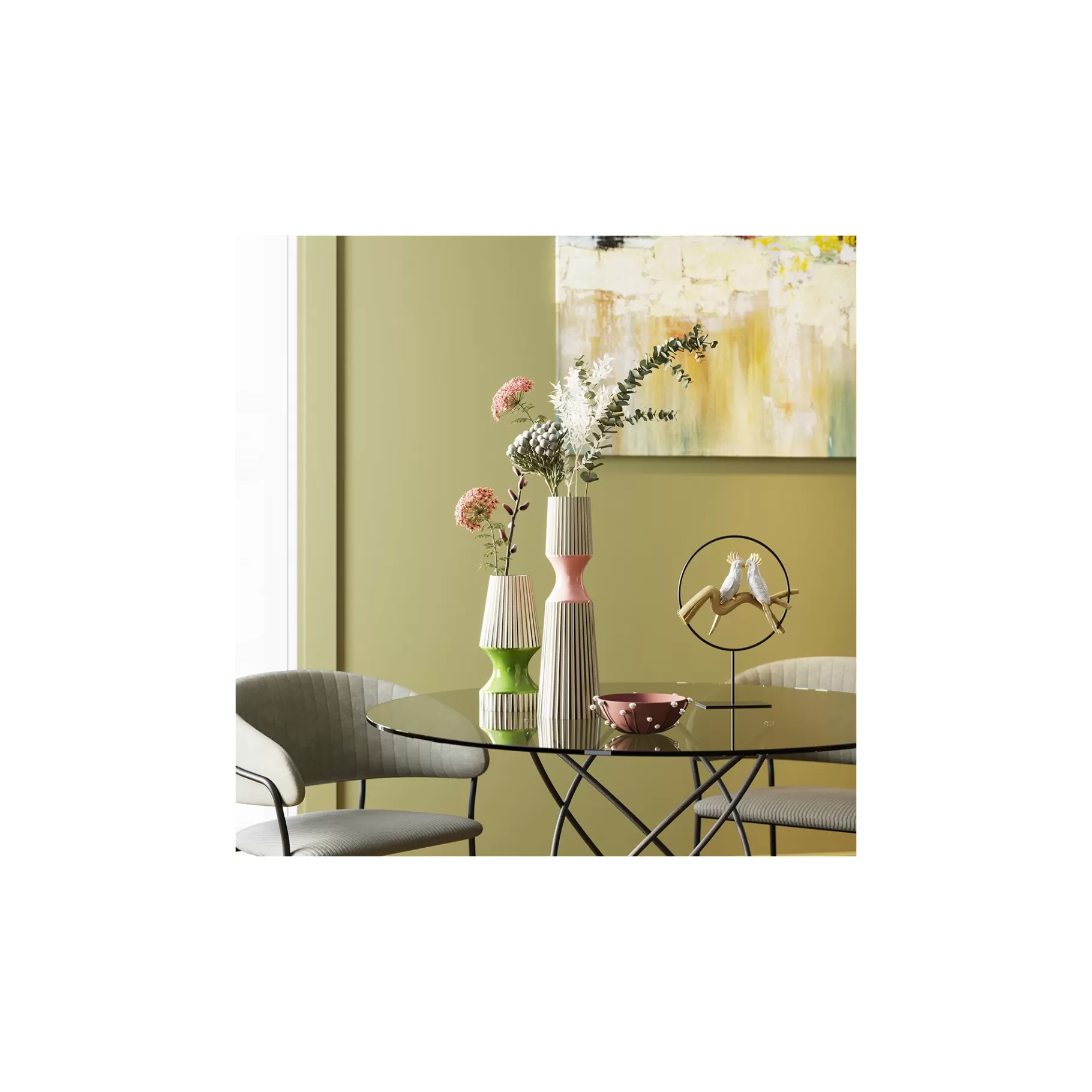 Store Vase Calabria Rose 41cm   Vase